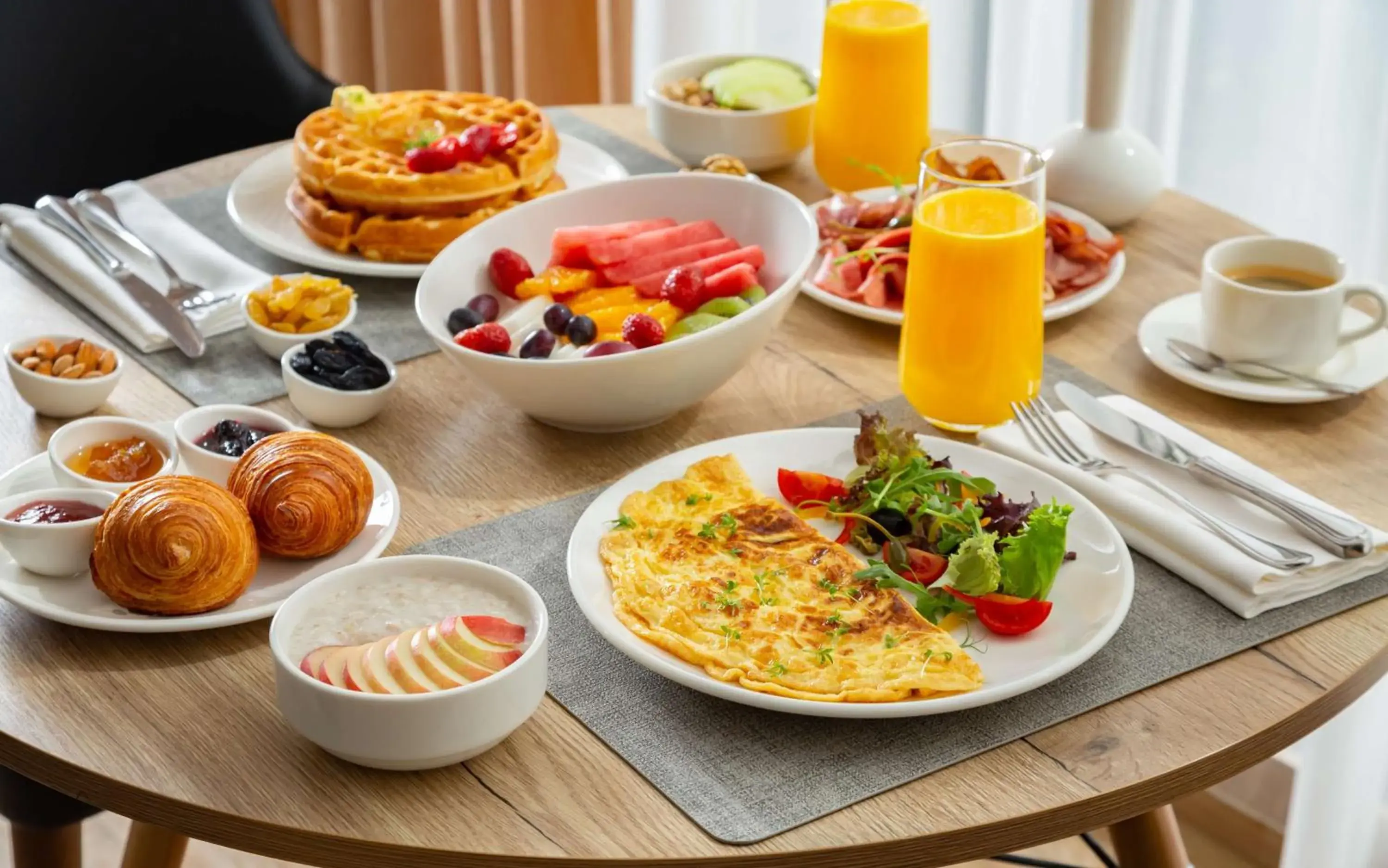 Breakfast in Hilton Garden Inn Samarkand Breakfast in Hilton Garden Inn Samarkand