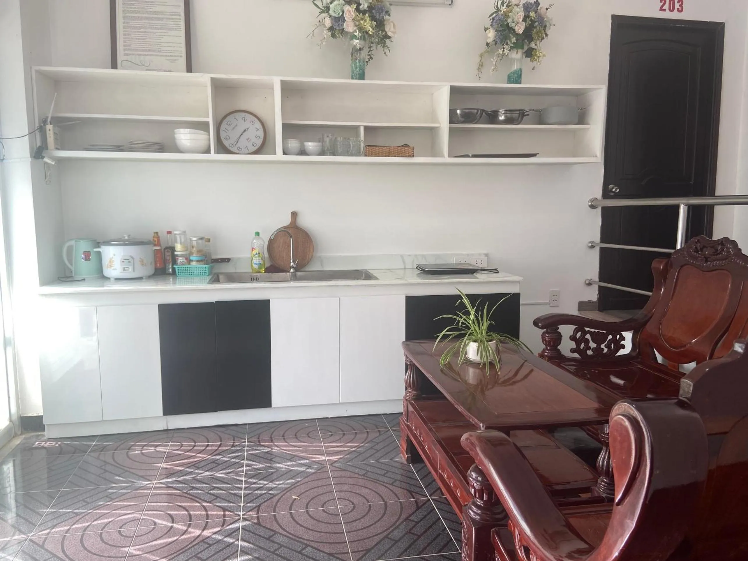 Kitchen or kitchenette in VND Vũng Tàu Hotel & Villa