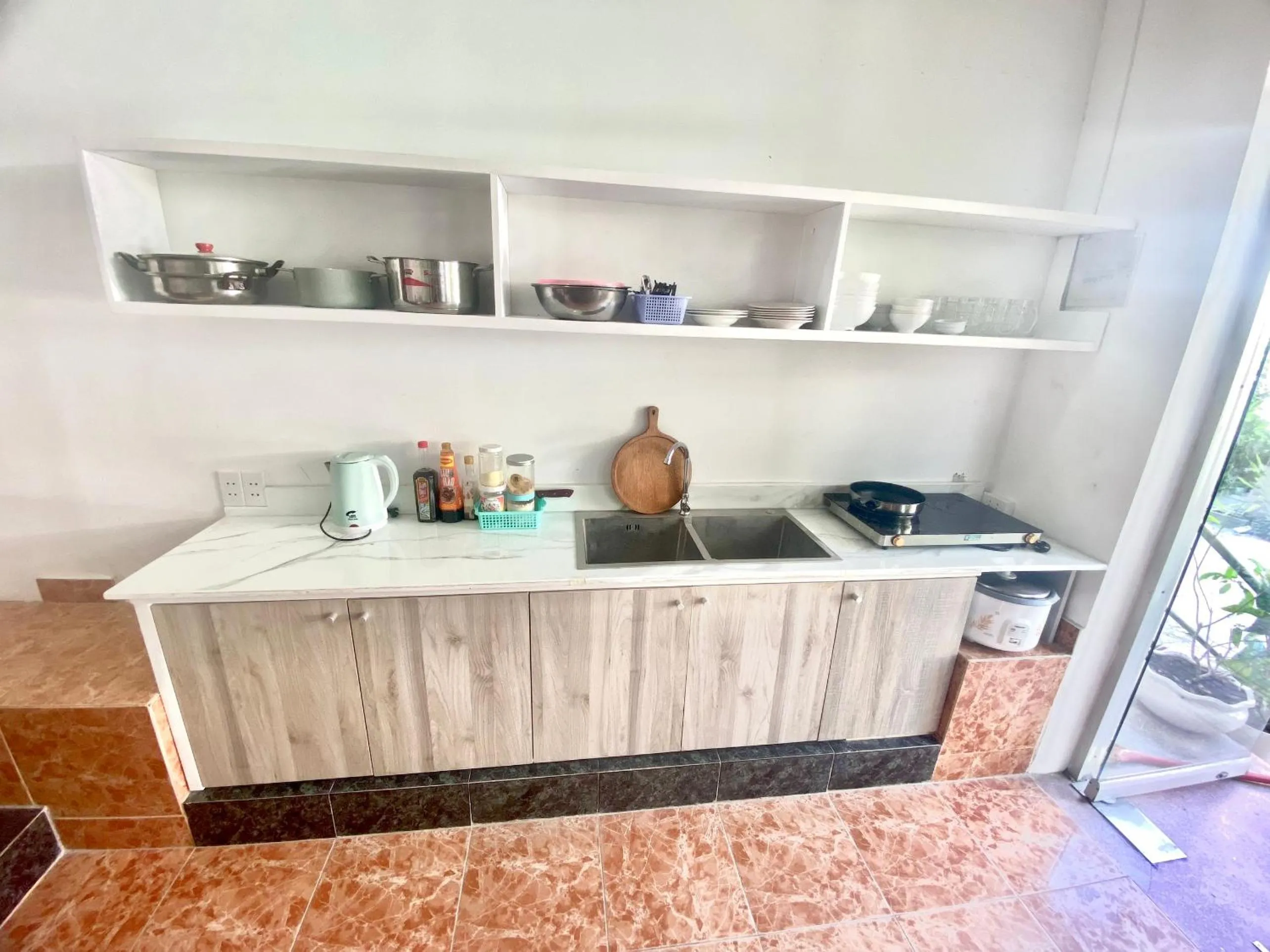 Kitchen or kitchenette in VND Vũng Tàu Hotel & Villa