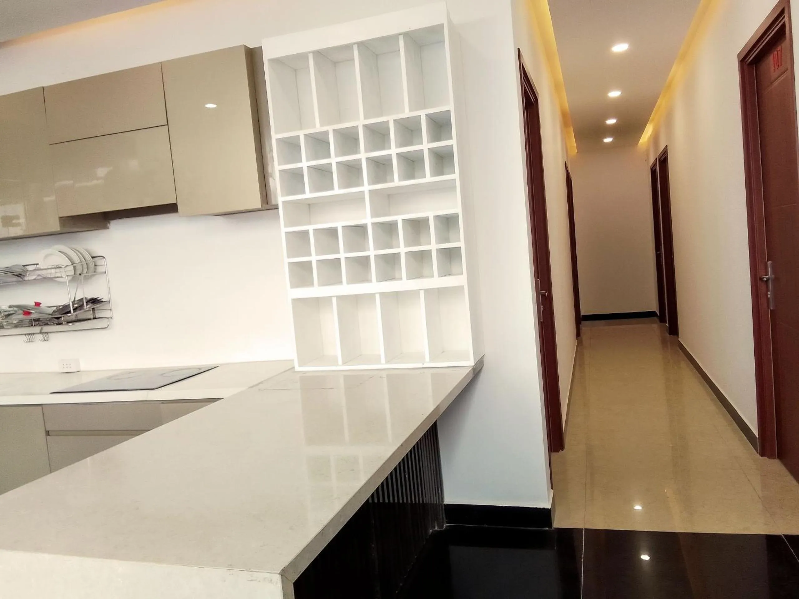 Kitchen or kitchenette in VND Vũng Tàu Hotel & Villa