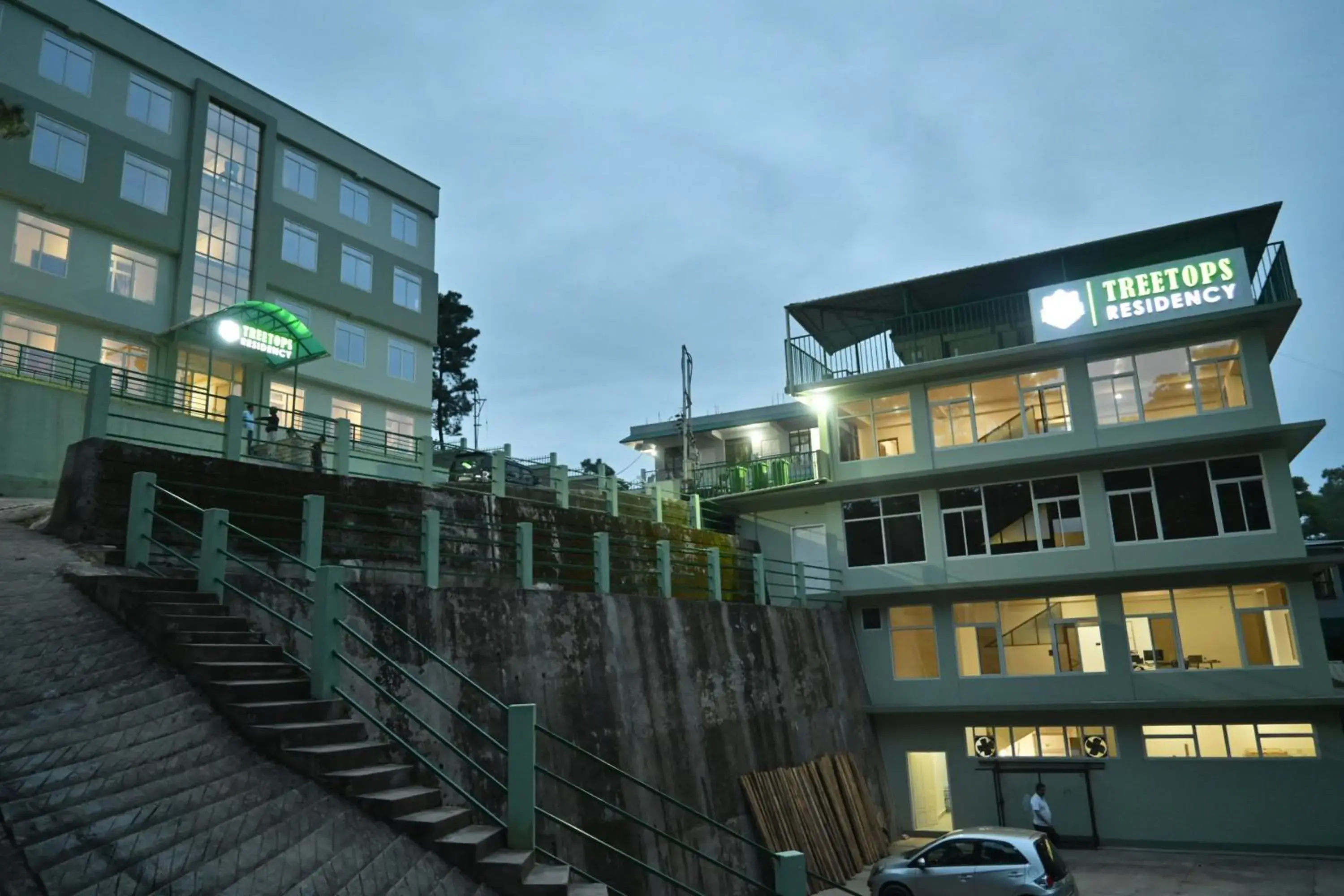 Property building in TreeTops Residency Property building in TreeTops Residency