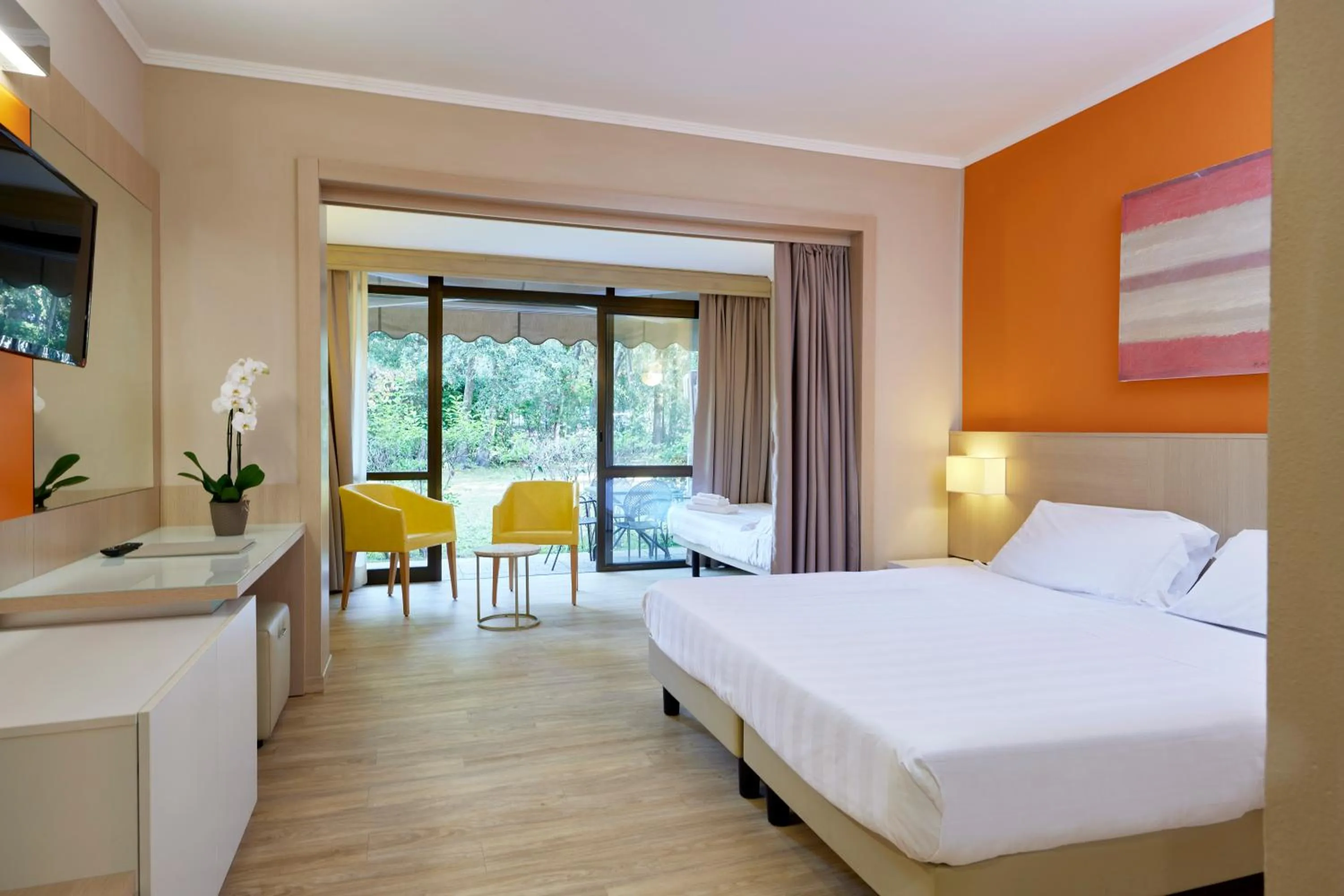 Bedroom, Bed in Park Hotel I Lecci