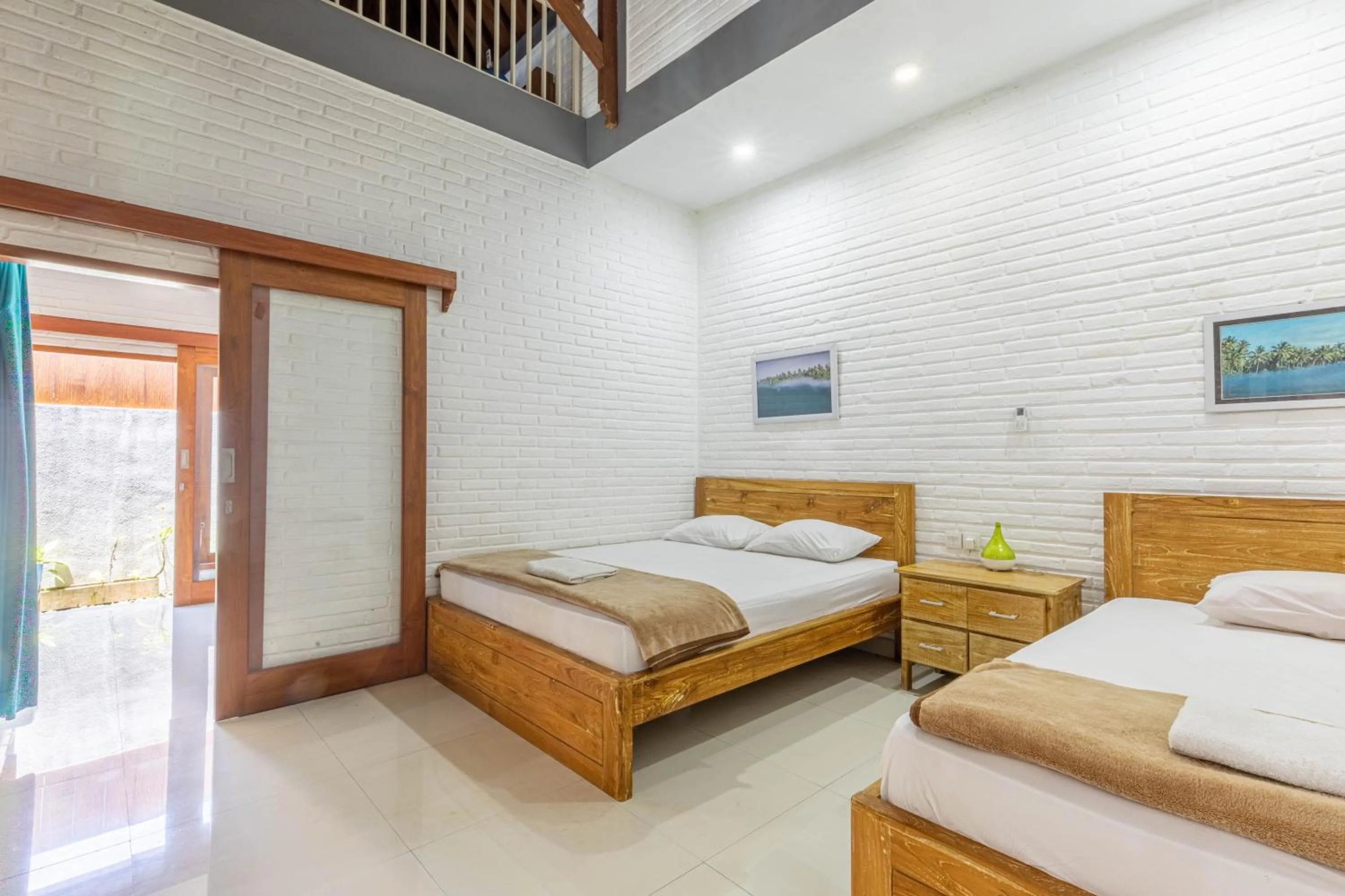 Bed in Surf Retreat Villa Sari Bali