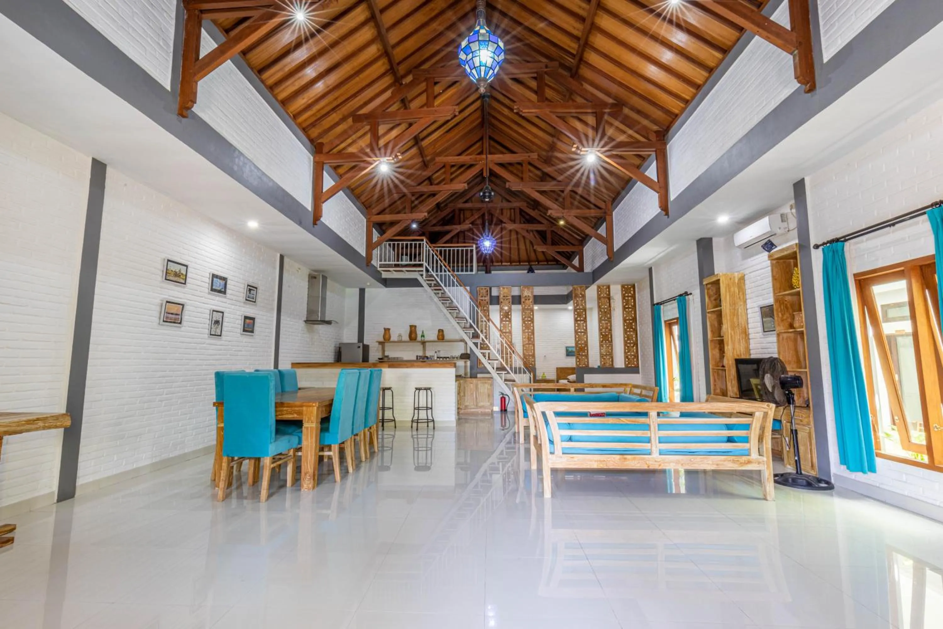 Living room in Surf Retreat Villa Sari Bali