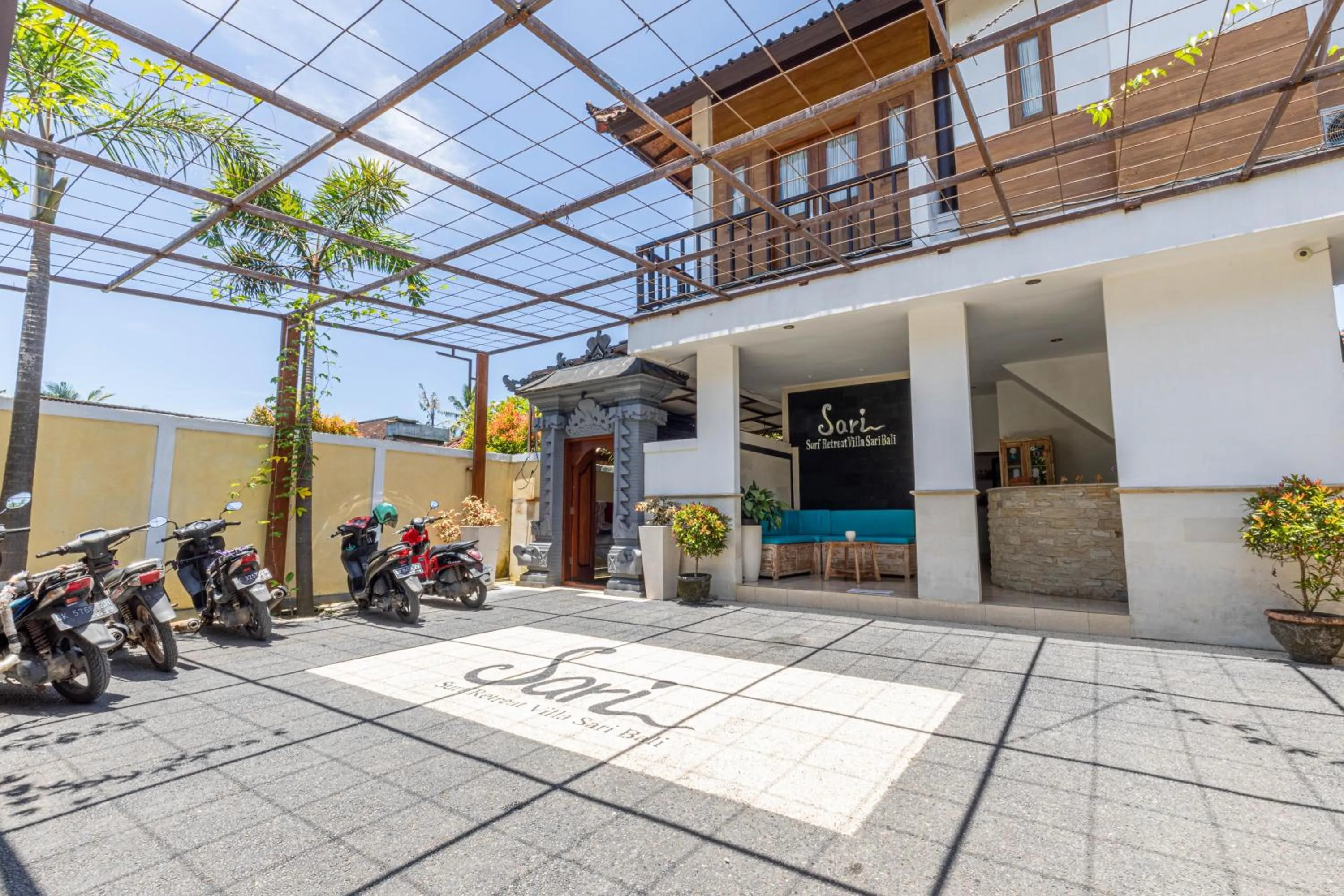 Parking in Surf Retreat Villa Sari Bali