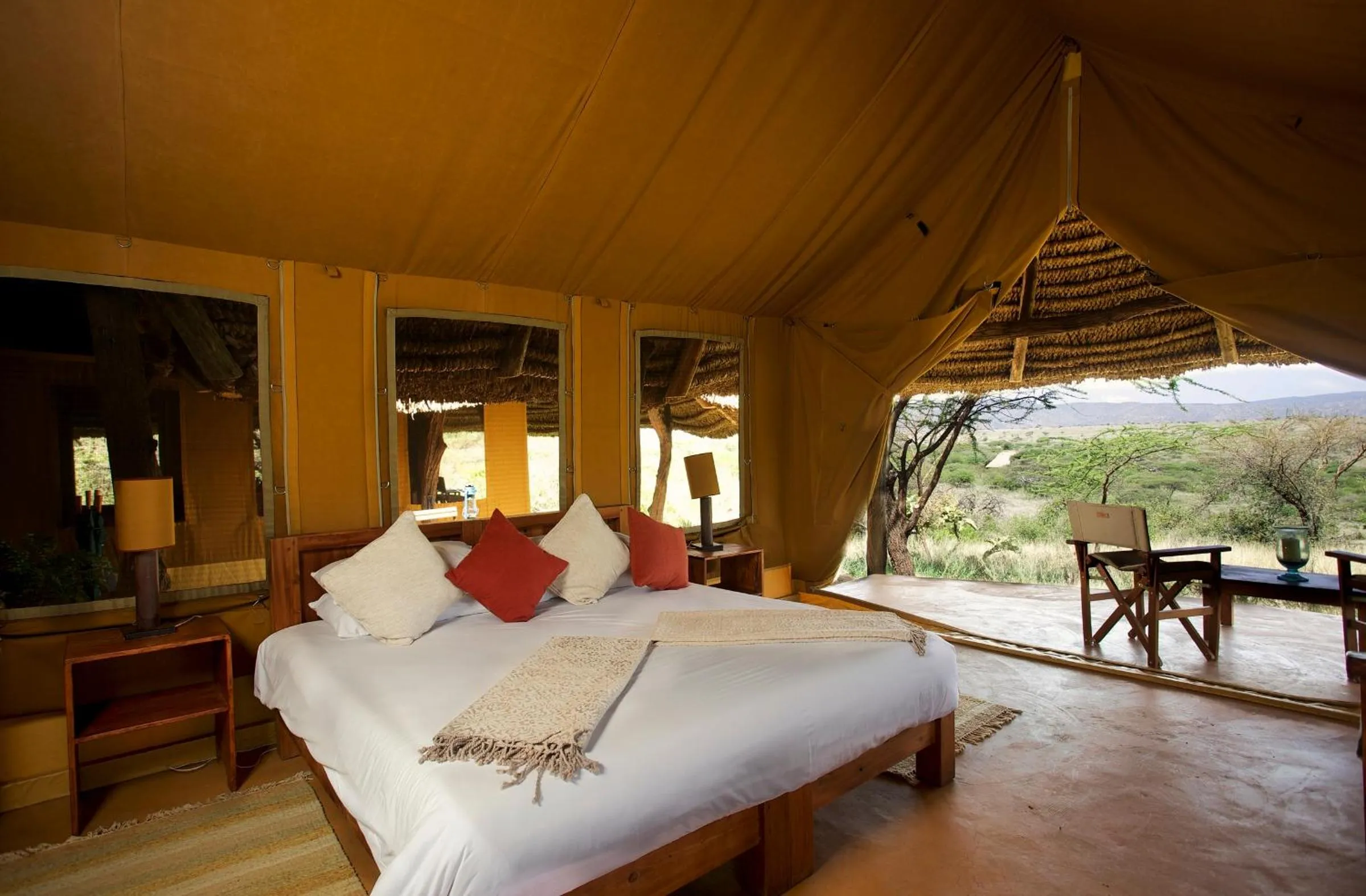 Photo of the whole room, Bed in Elewana Lewa Safari Camp