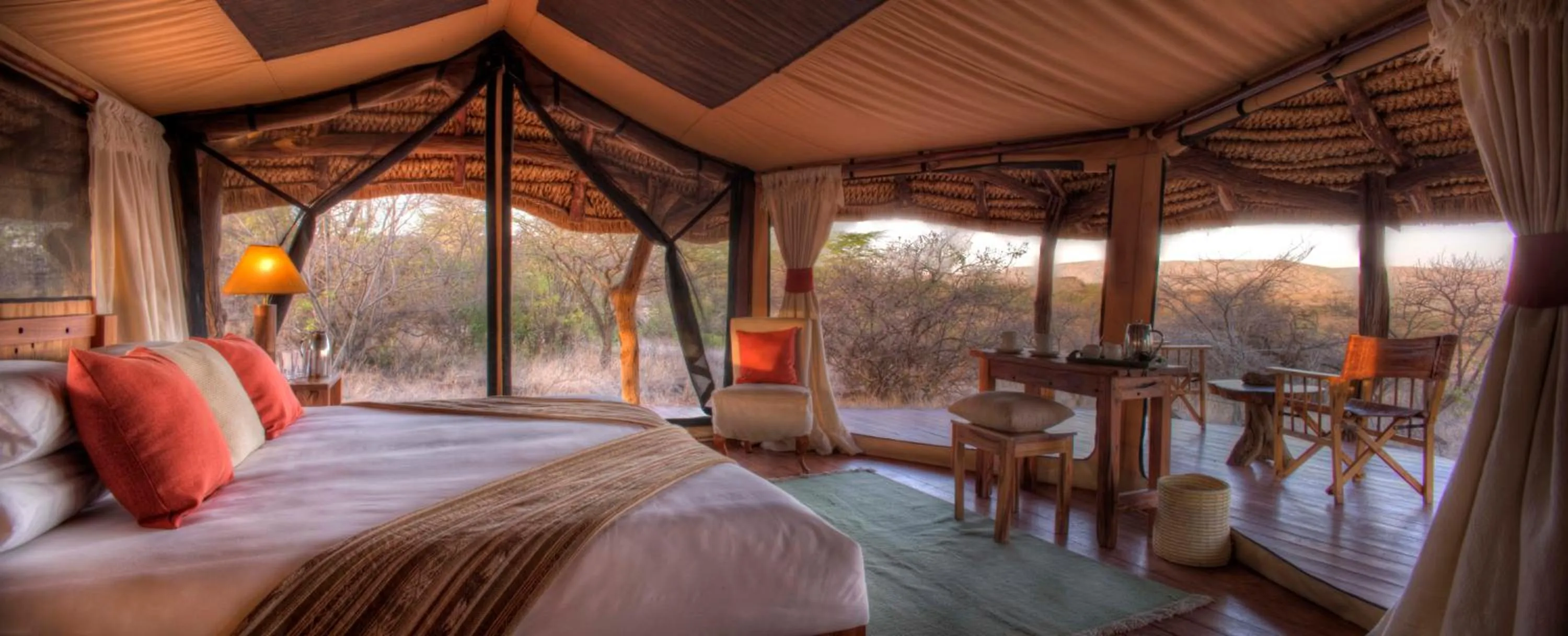 Photo of the whole room, Bed in Elewana Lewa Safari Camp