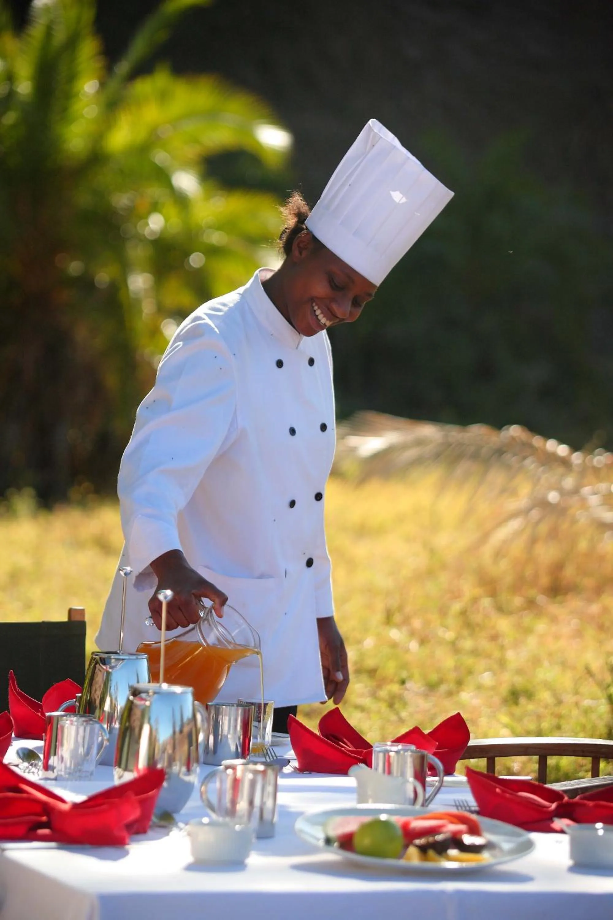 Breakfast in Elewana Lewa Safari Camp