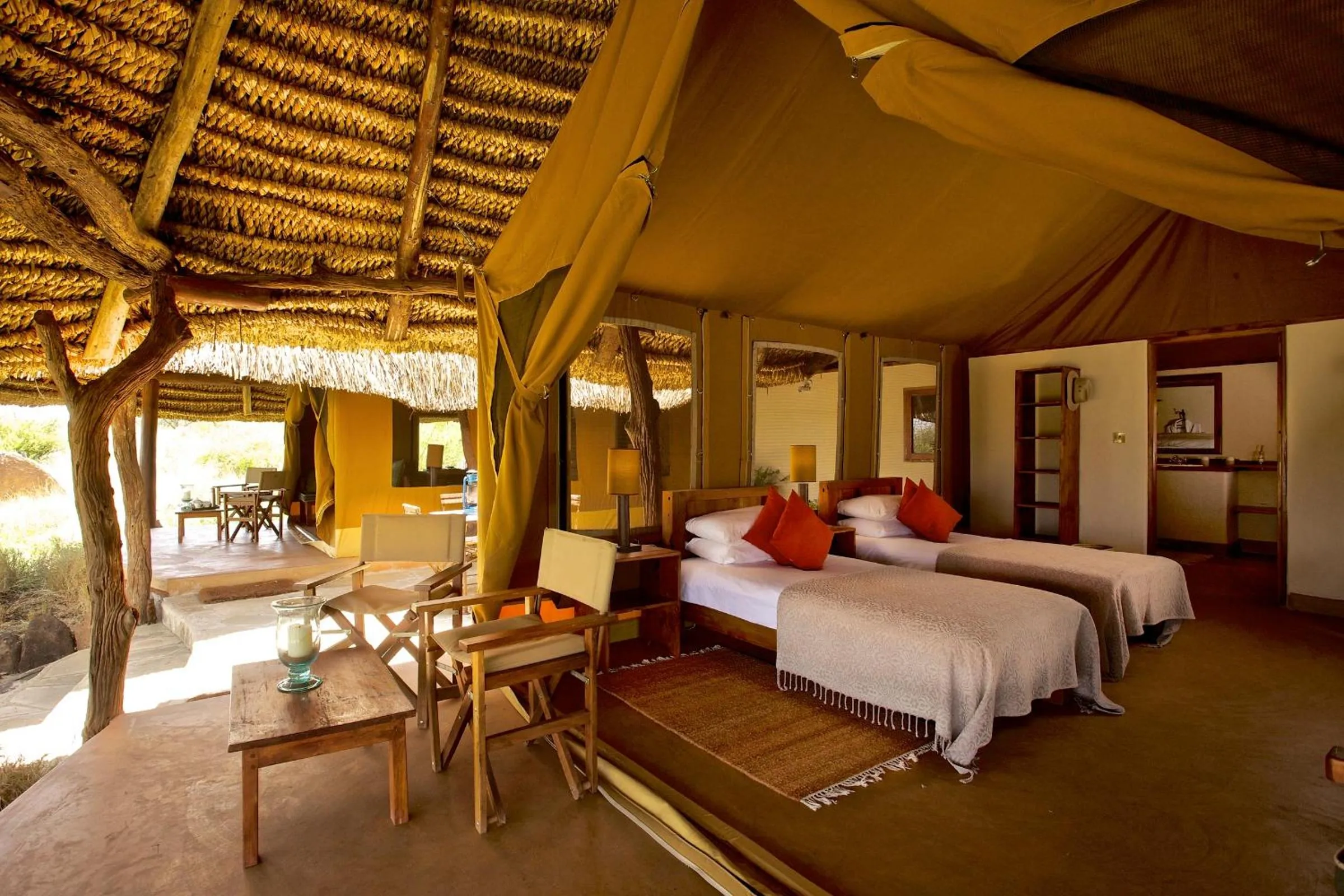 Photo of the whole room, Bed in Elewana Lewa Safari Camp