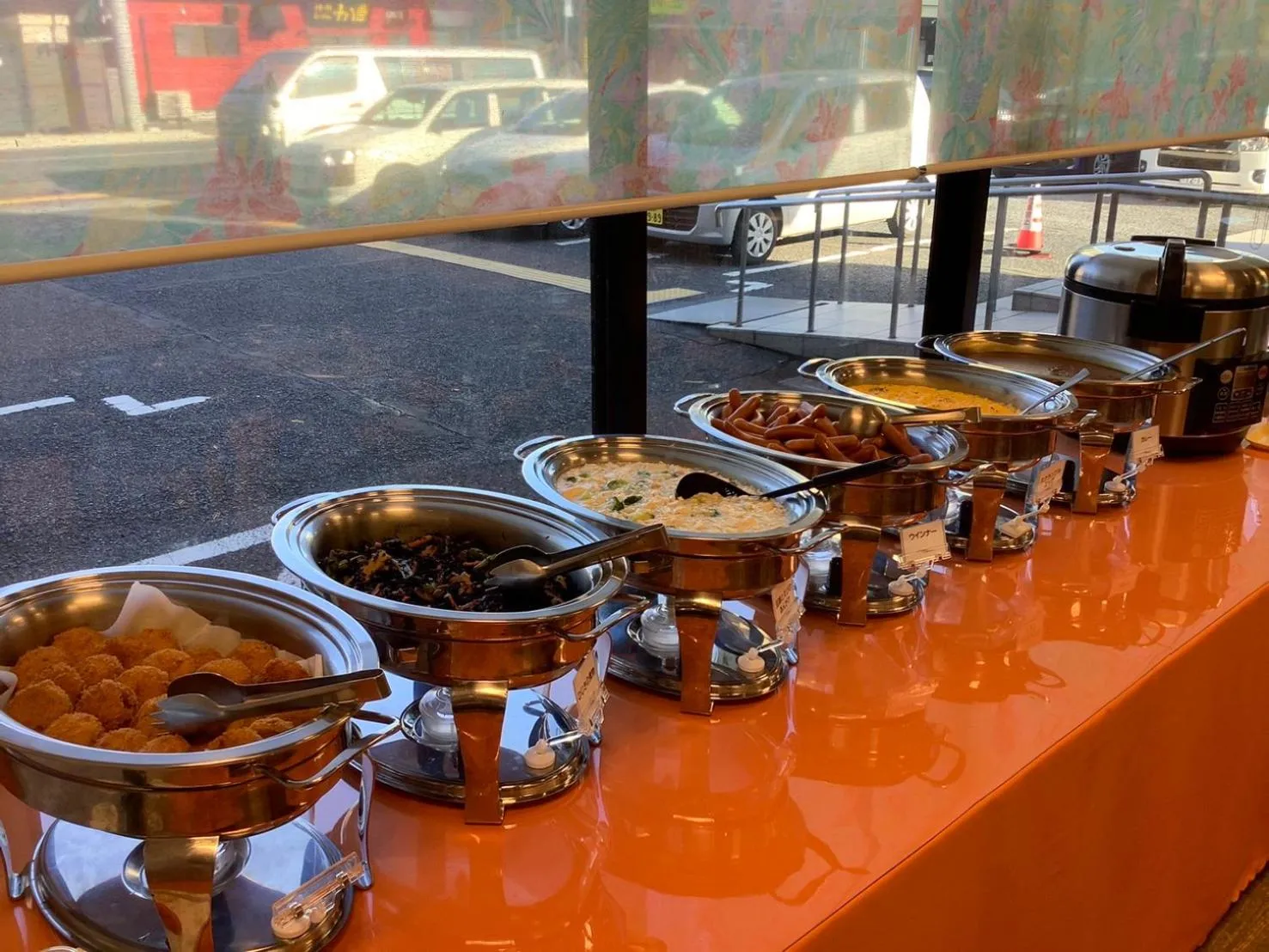 Breakfast in Hotel Crown Hills Furukawa