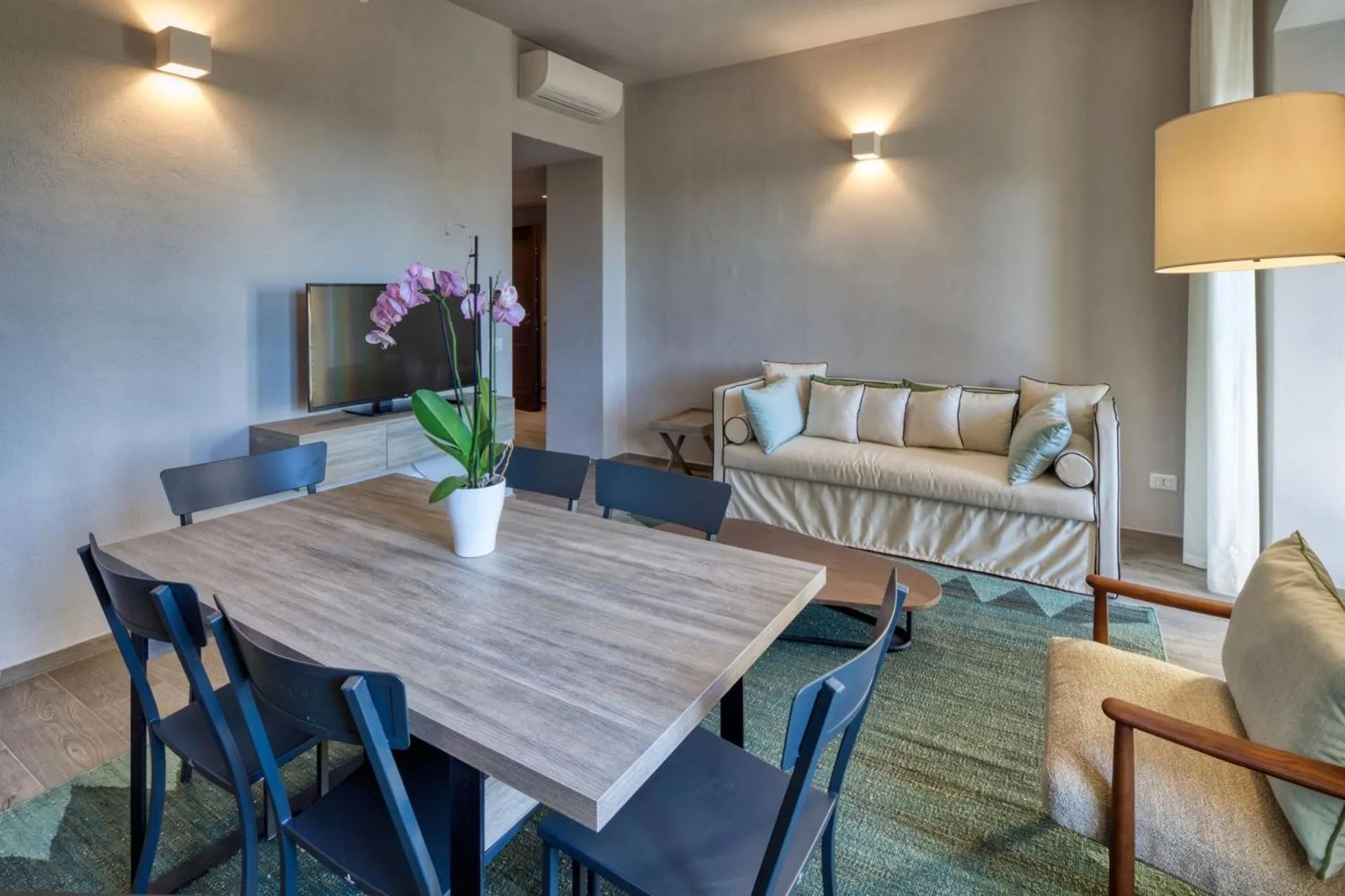 Living room in Residence Via Di Francia