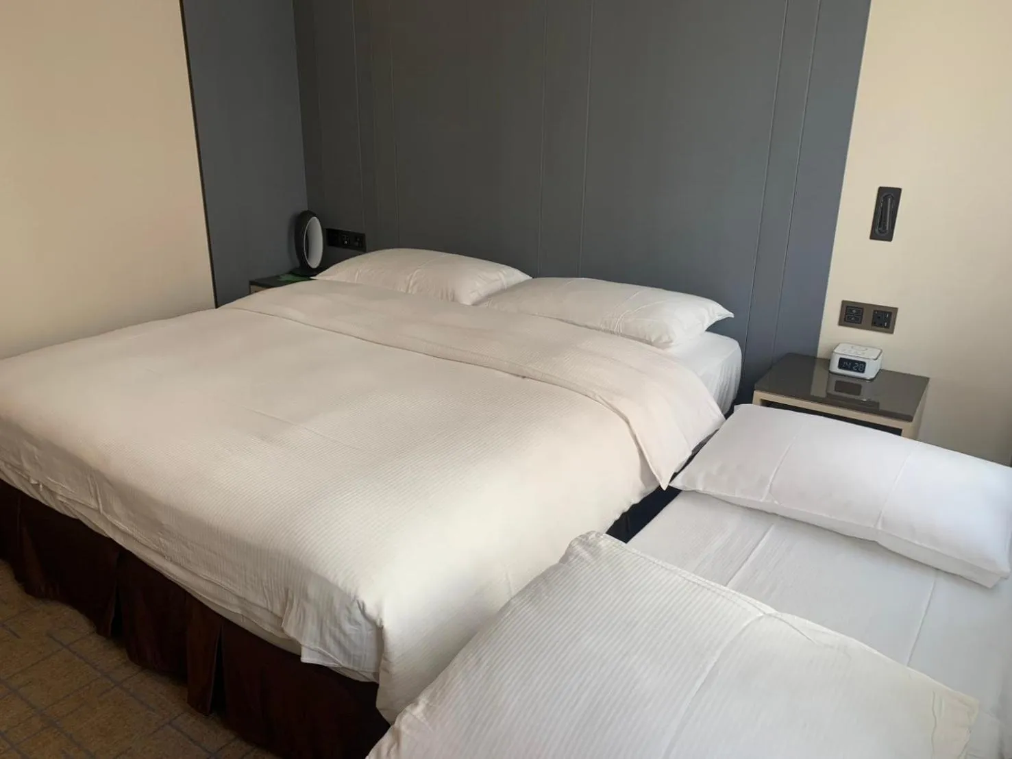 Bed in K Hotels Taipei Linsen