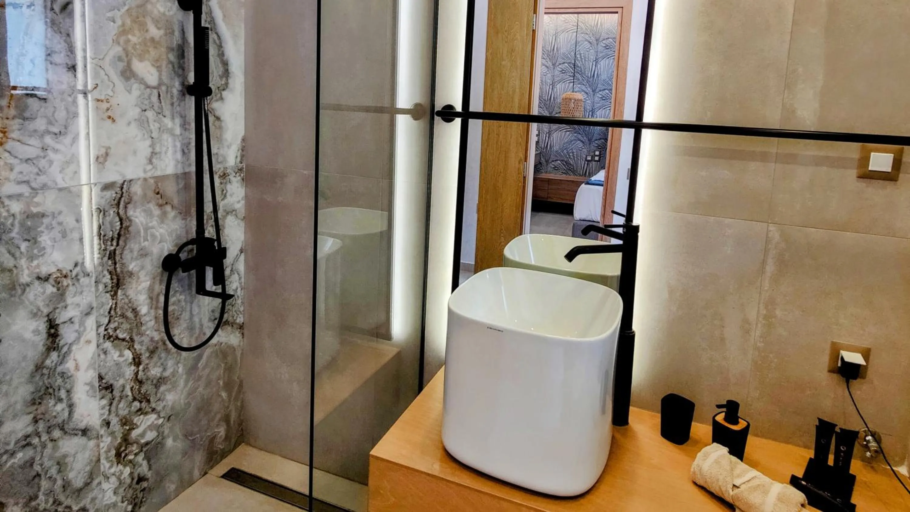 Bathroom in Aelia Apartments