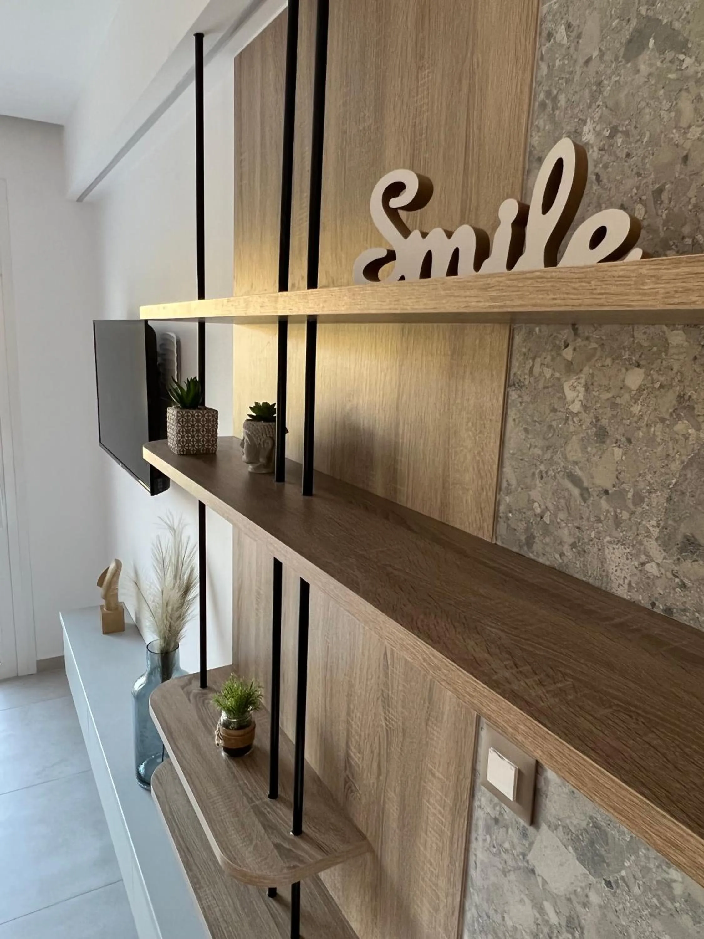 Living room in Aelia Apartments