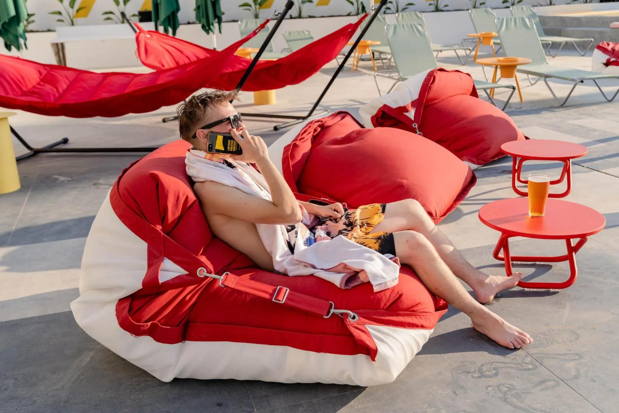 sunbed in Ryans Lolas - Adults Only