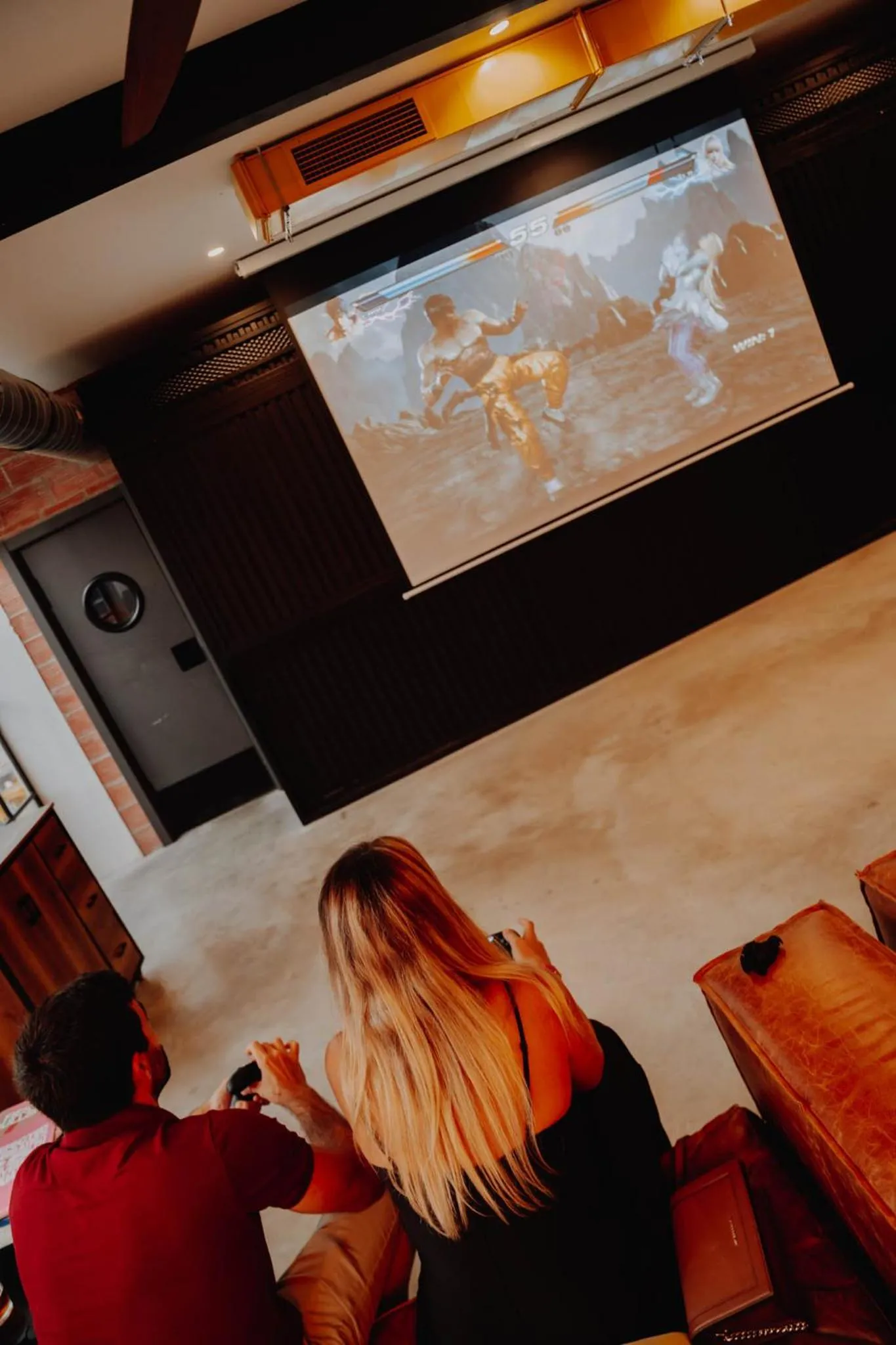 Communal lounge/ TV room in Ryans Lolas - Adults Only