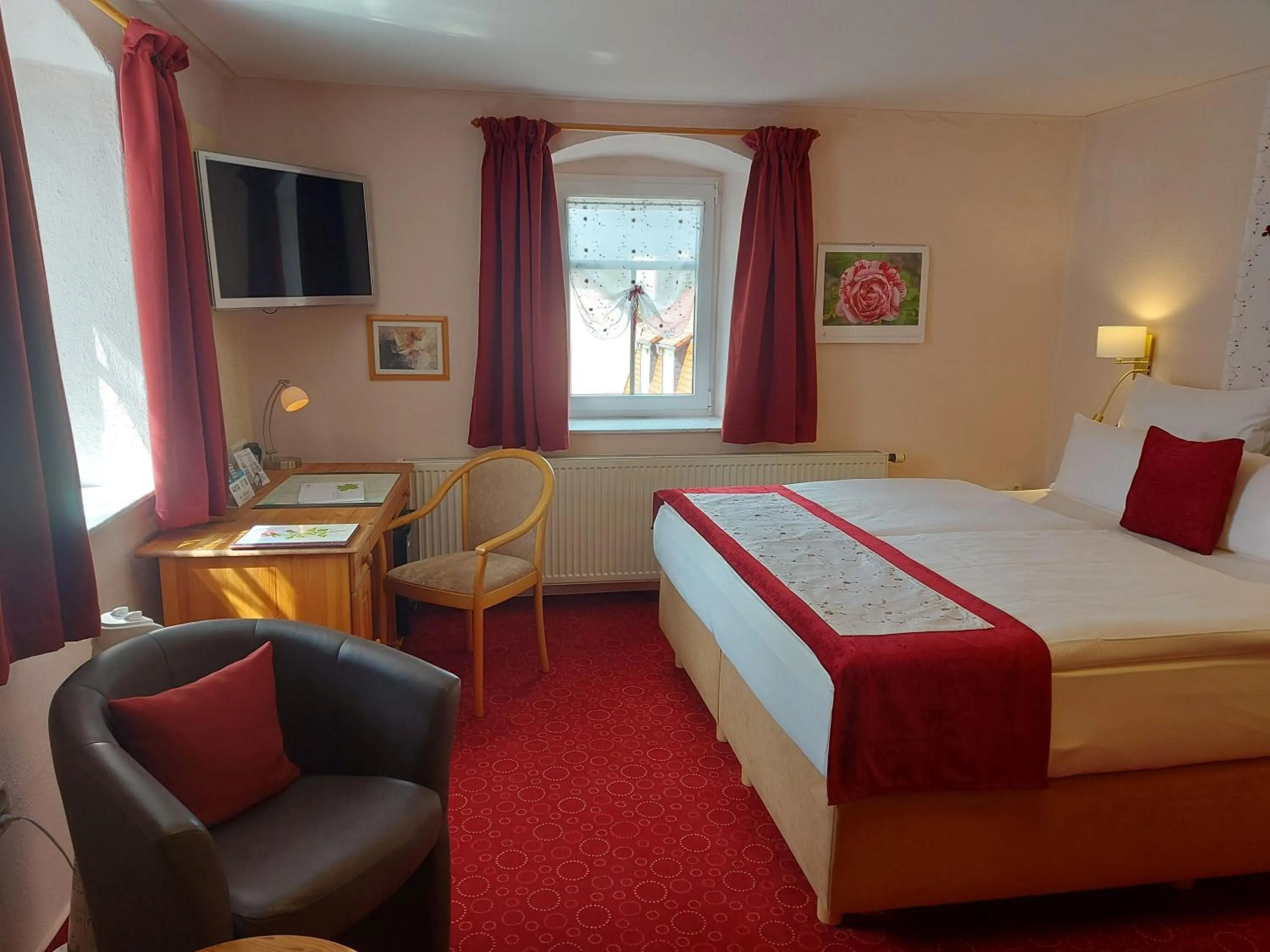 Bed in Logis L Auberge Gutshof