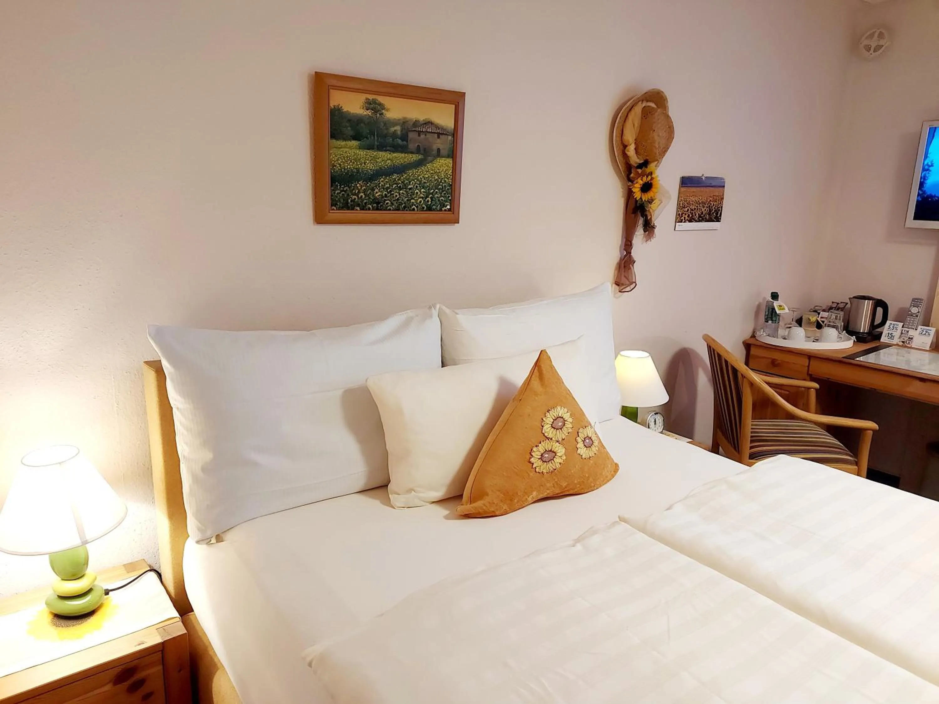 Bed in Logis L Auberge Gutshof