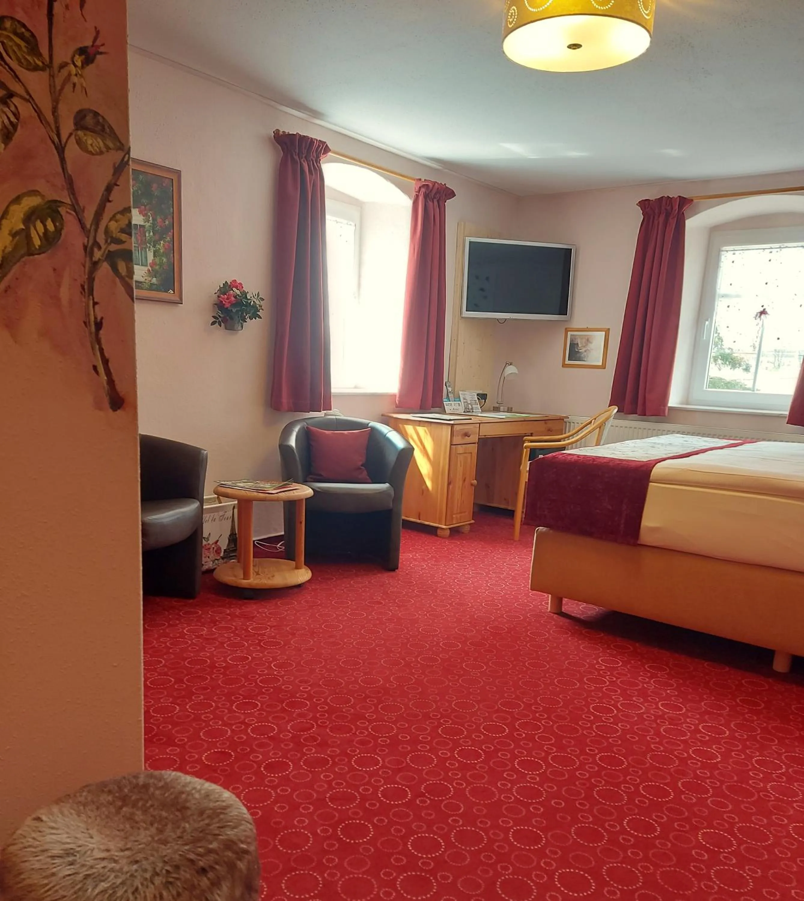 Bed in Logis L Auberge Gutshof