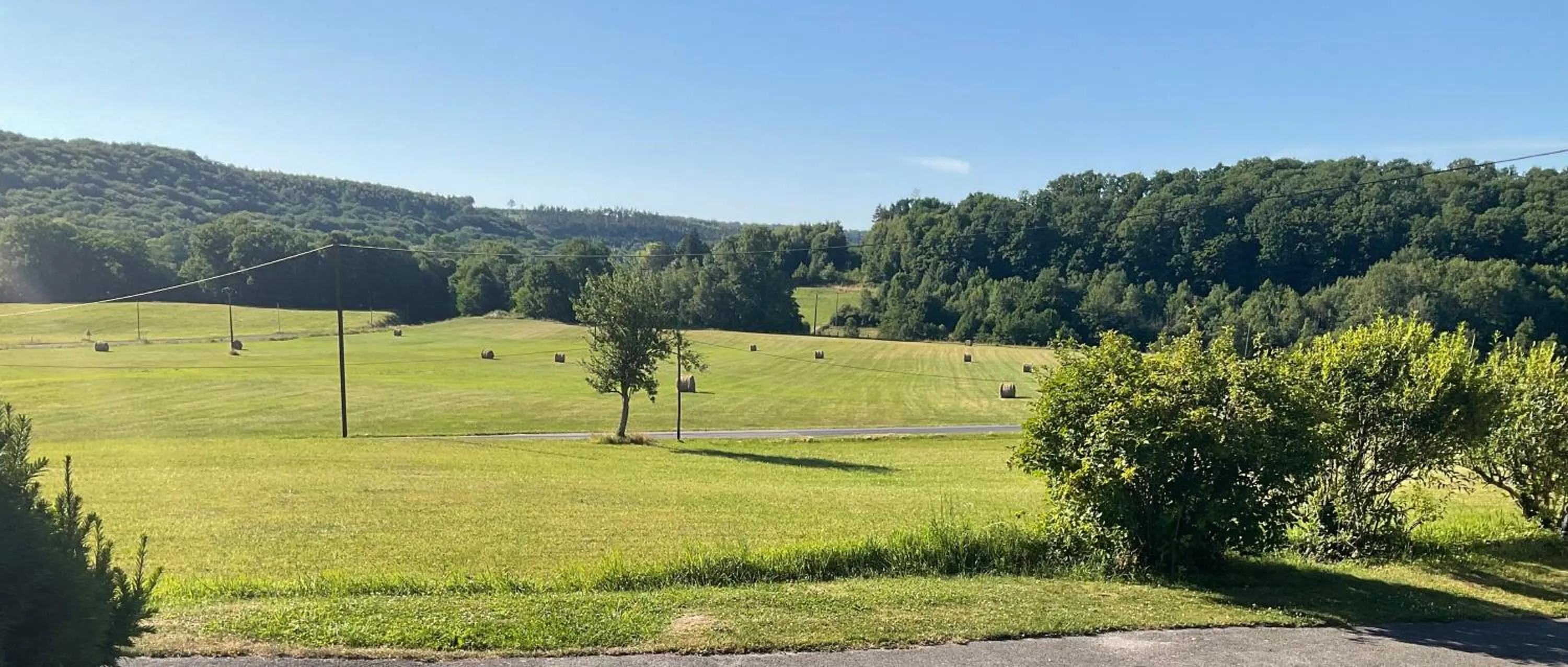 Natural landscape in A l oree du bois