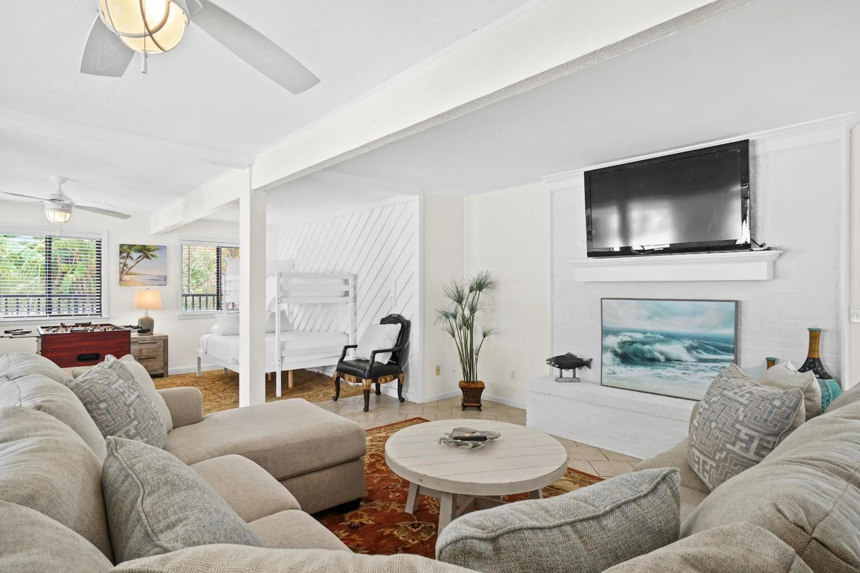 Bed in Destin Beach House - Happy Harbor House by Panhandle Getaways