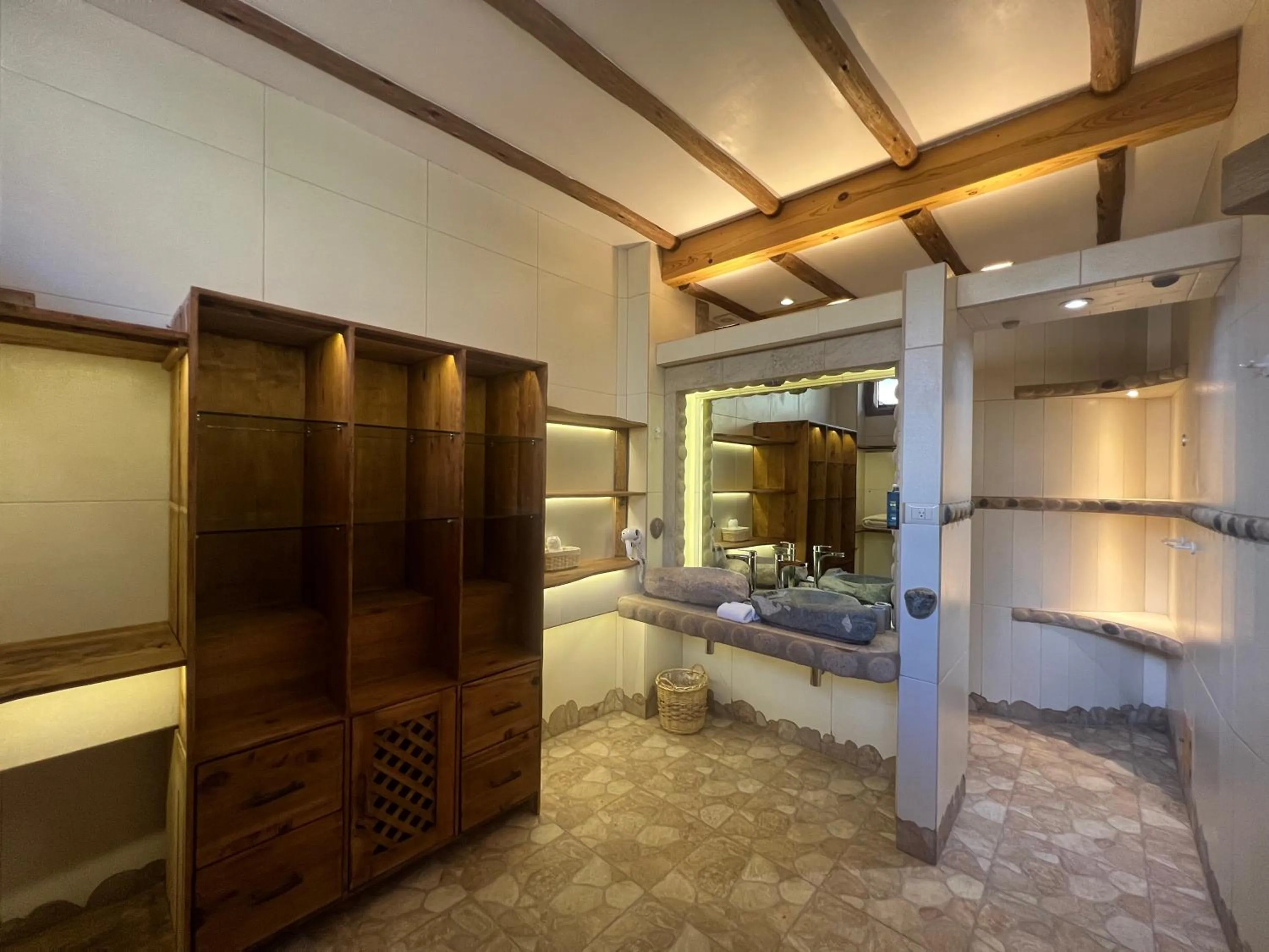 Bathroom, Bed in CASA RAIZ Handmade House Luxury Stay