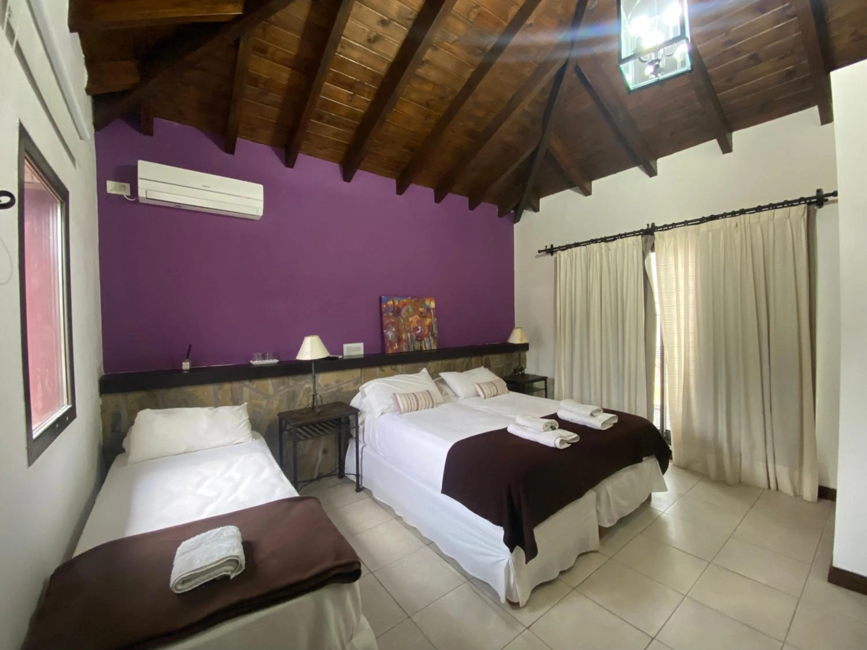 Bed in Hotel Las Chirimoyas