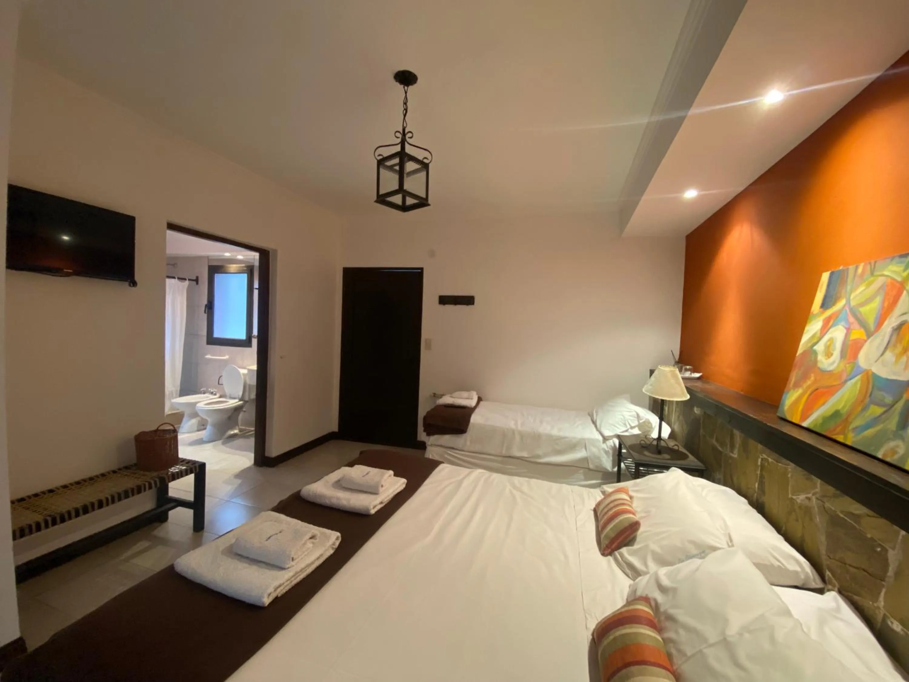 Bed in Hotel Las Chirimoyas