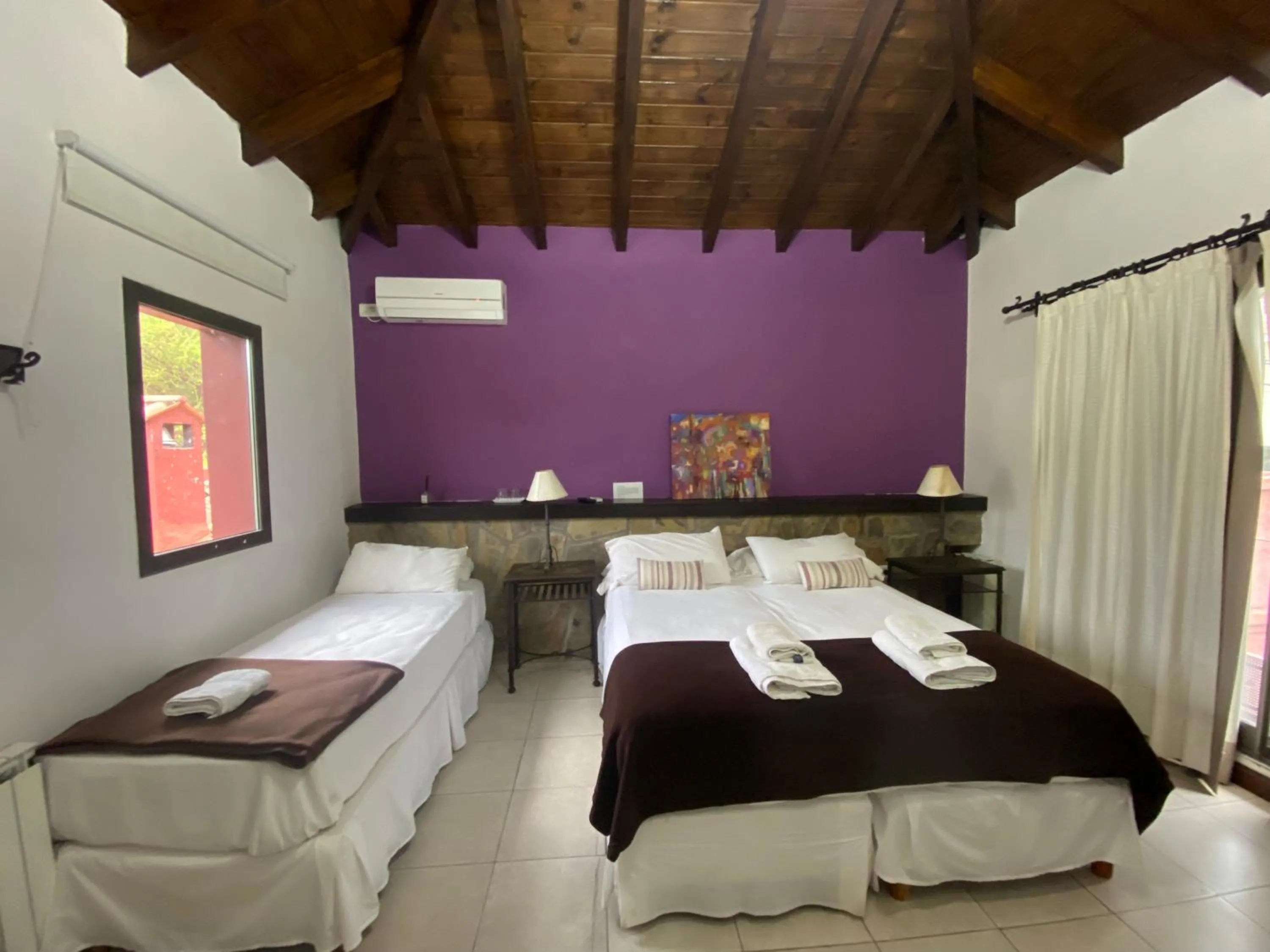 Bed in Hotel Las Chirimoyas