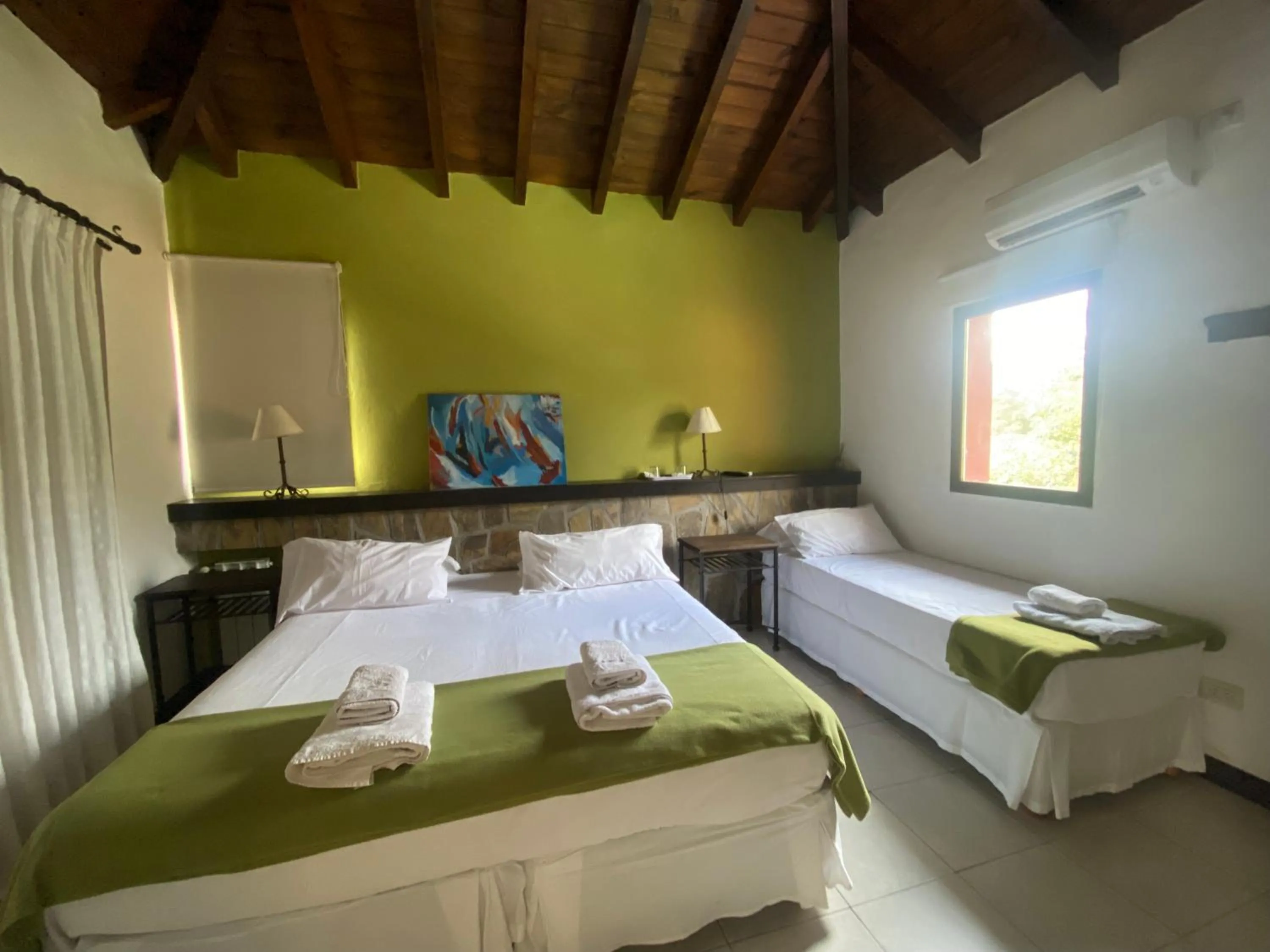 Bed in Hotel Las Chirimoyas