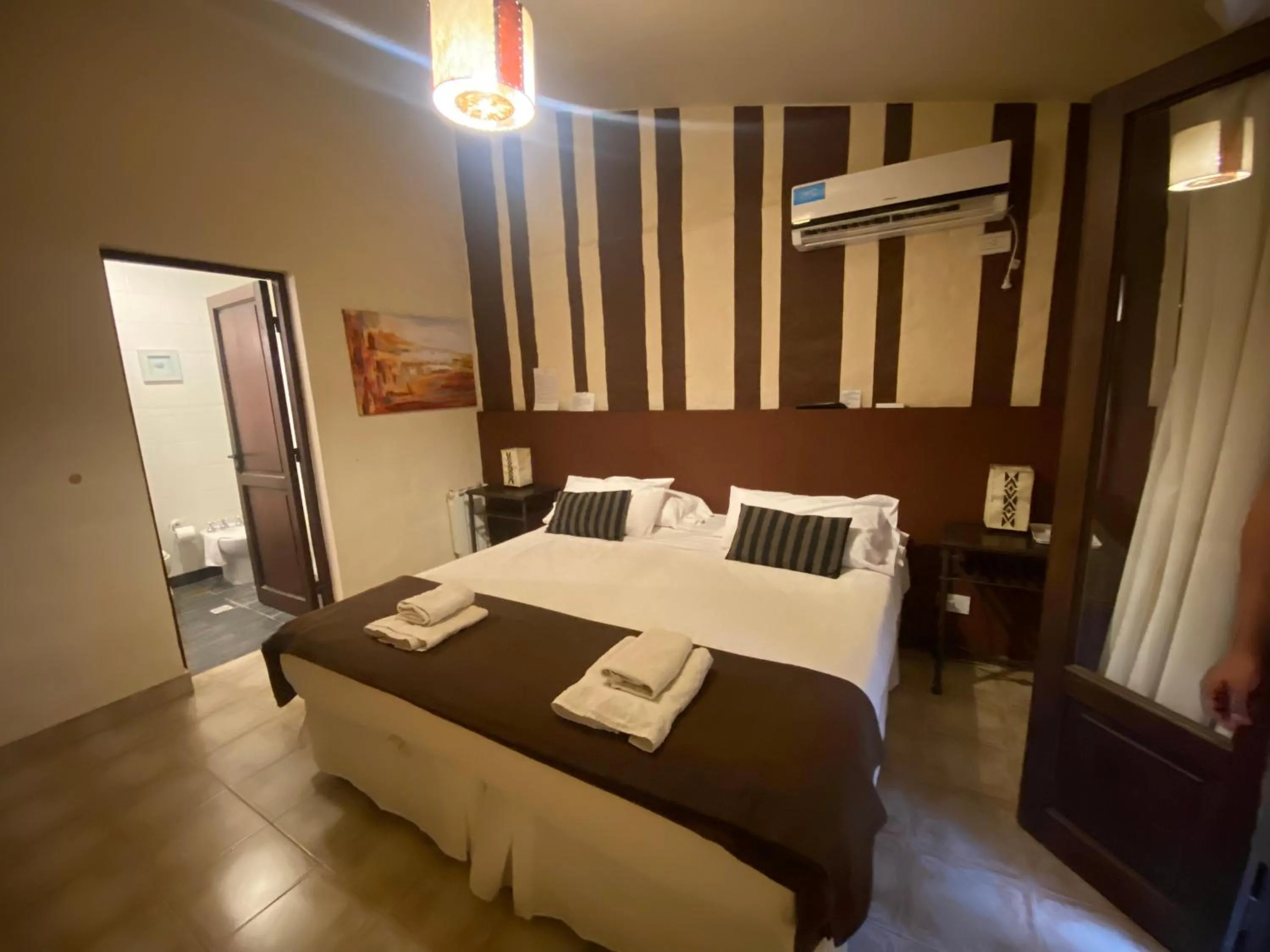 Bed in Hotel Las Chirimoyas