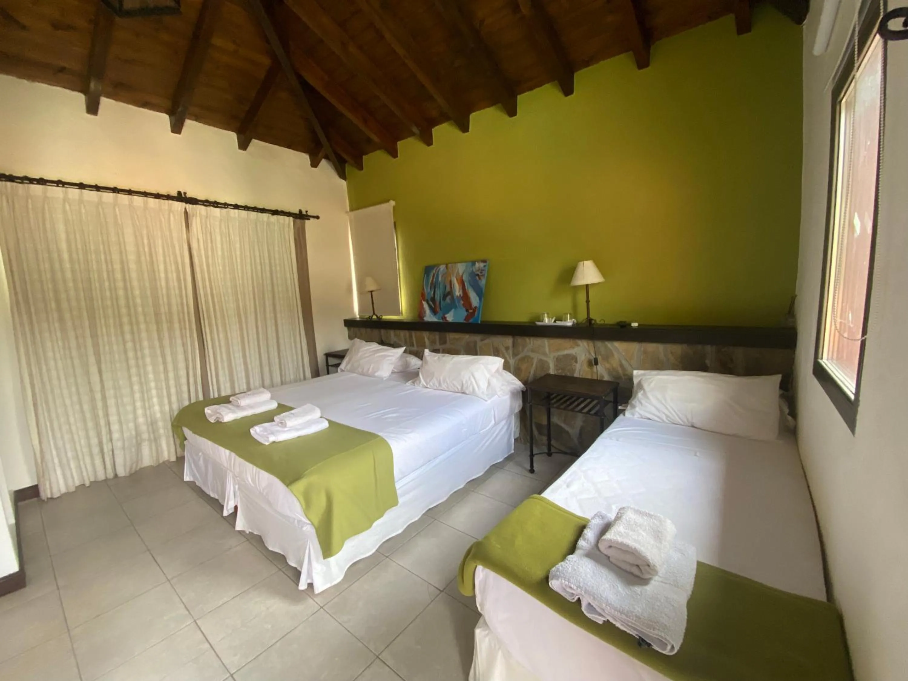 Bed in Hotel Las Chirimoyas