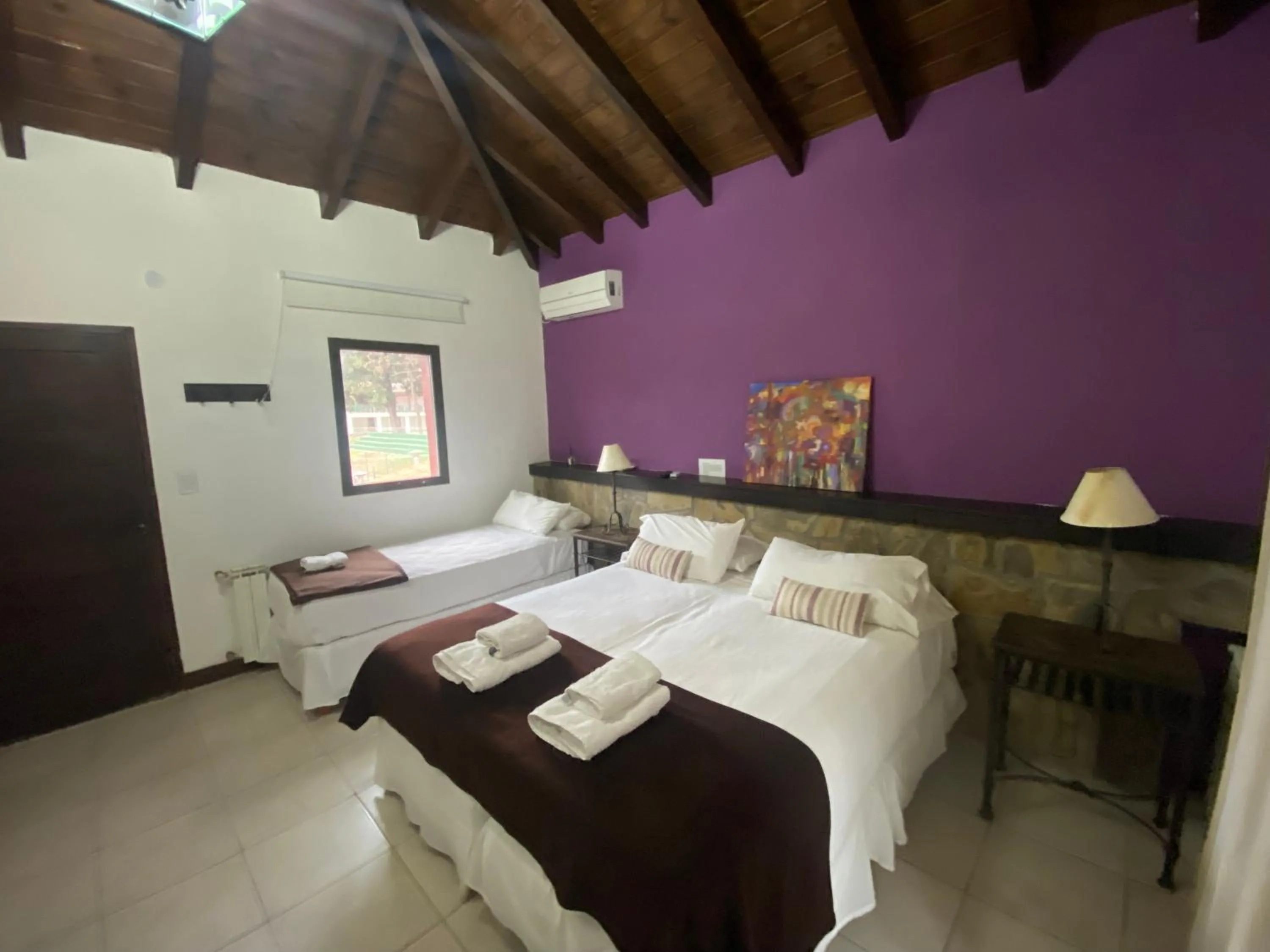 Bed in Hotel Las Chirimoyas
