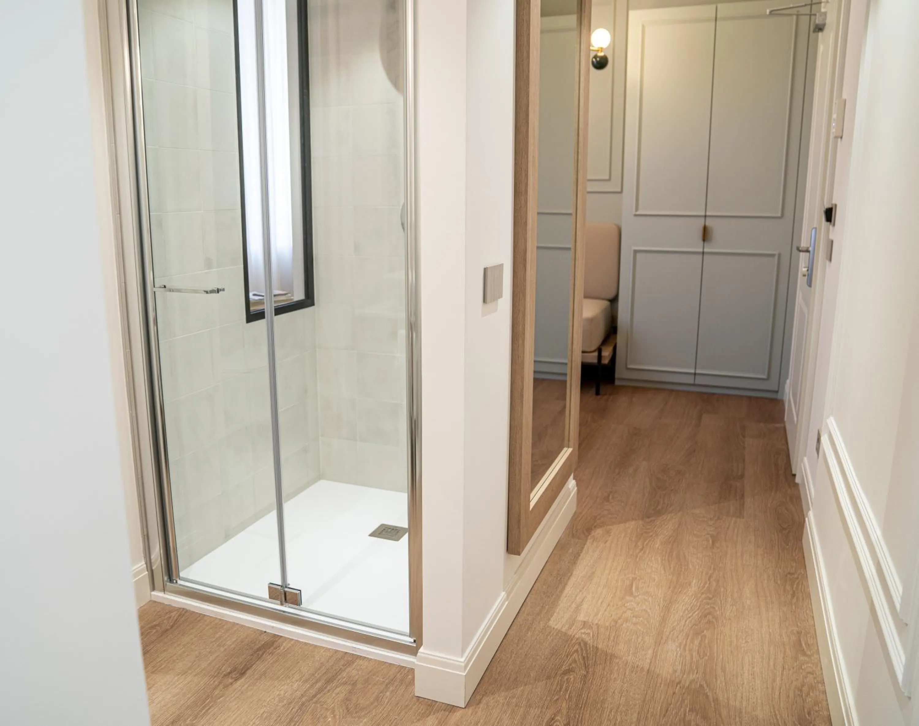 Shower in Albergo Bianchi Stazione