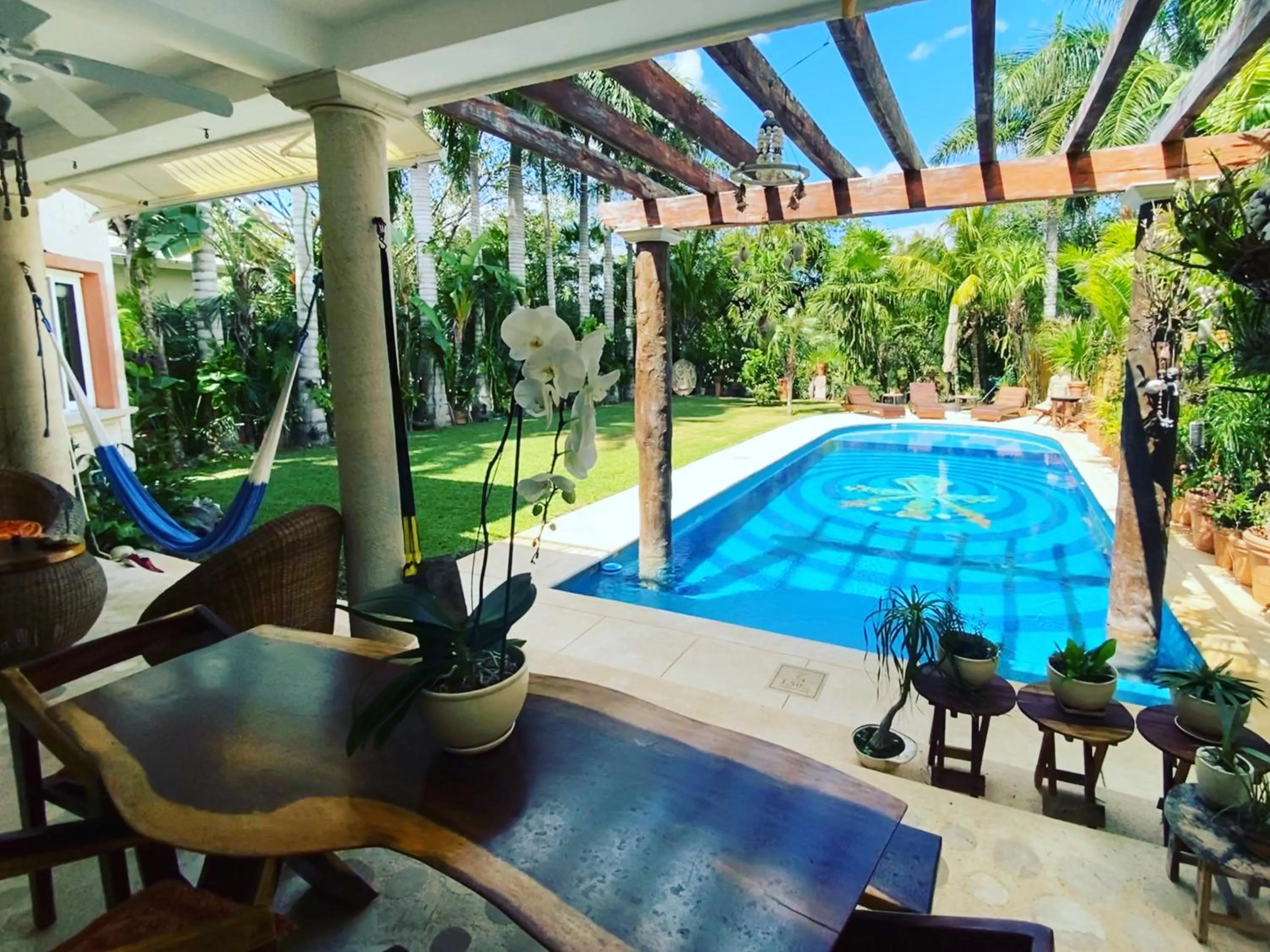Swimming pool in Casa Jaguar