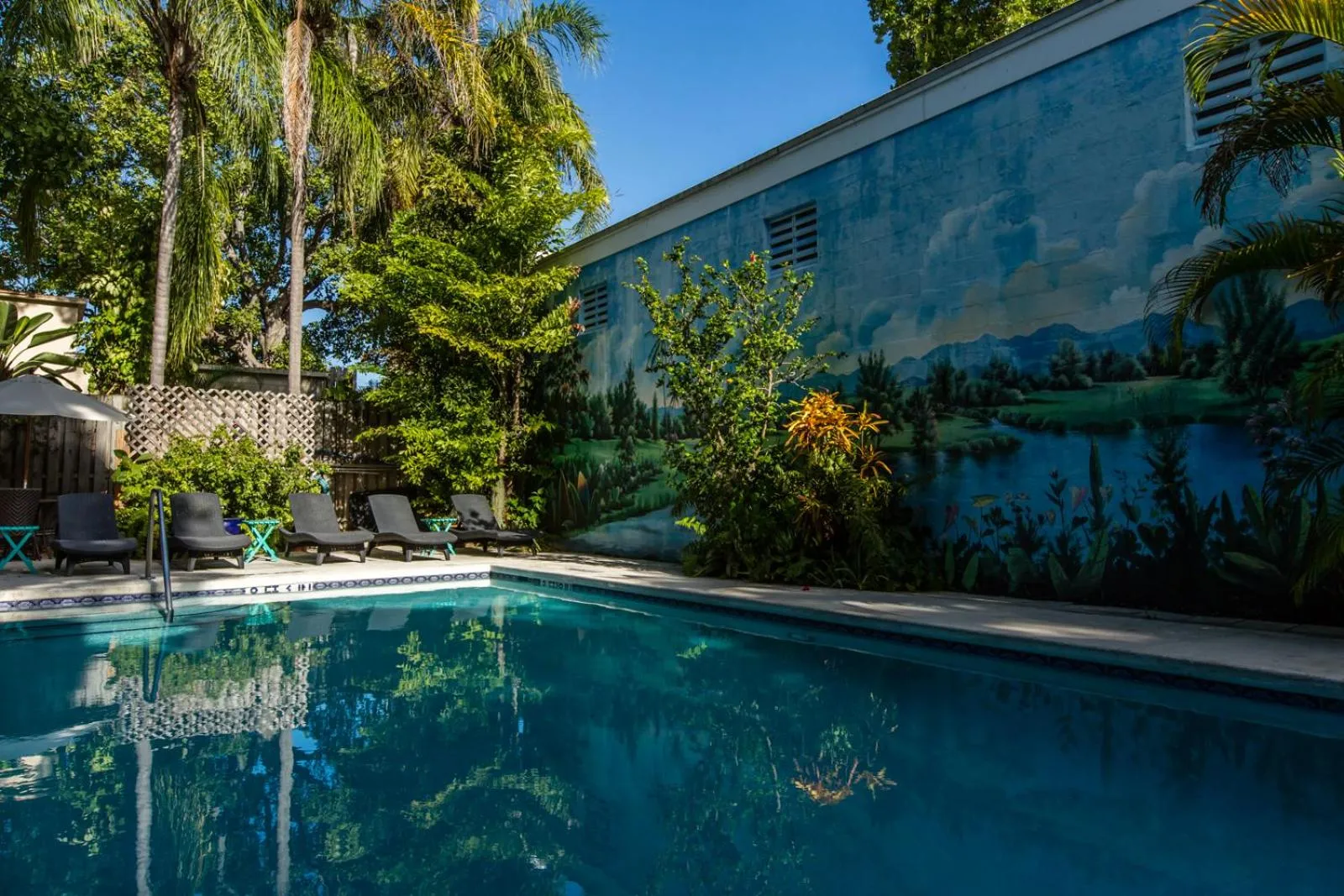 Swimming pool in Rose Lane Villas