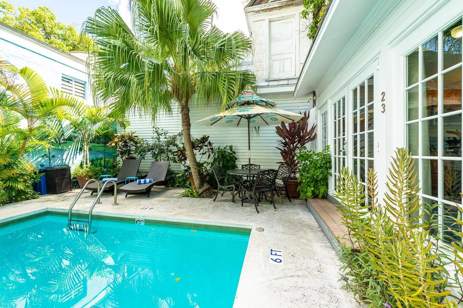 Patio in Rose Lane Villas