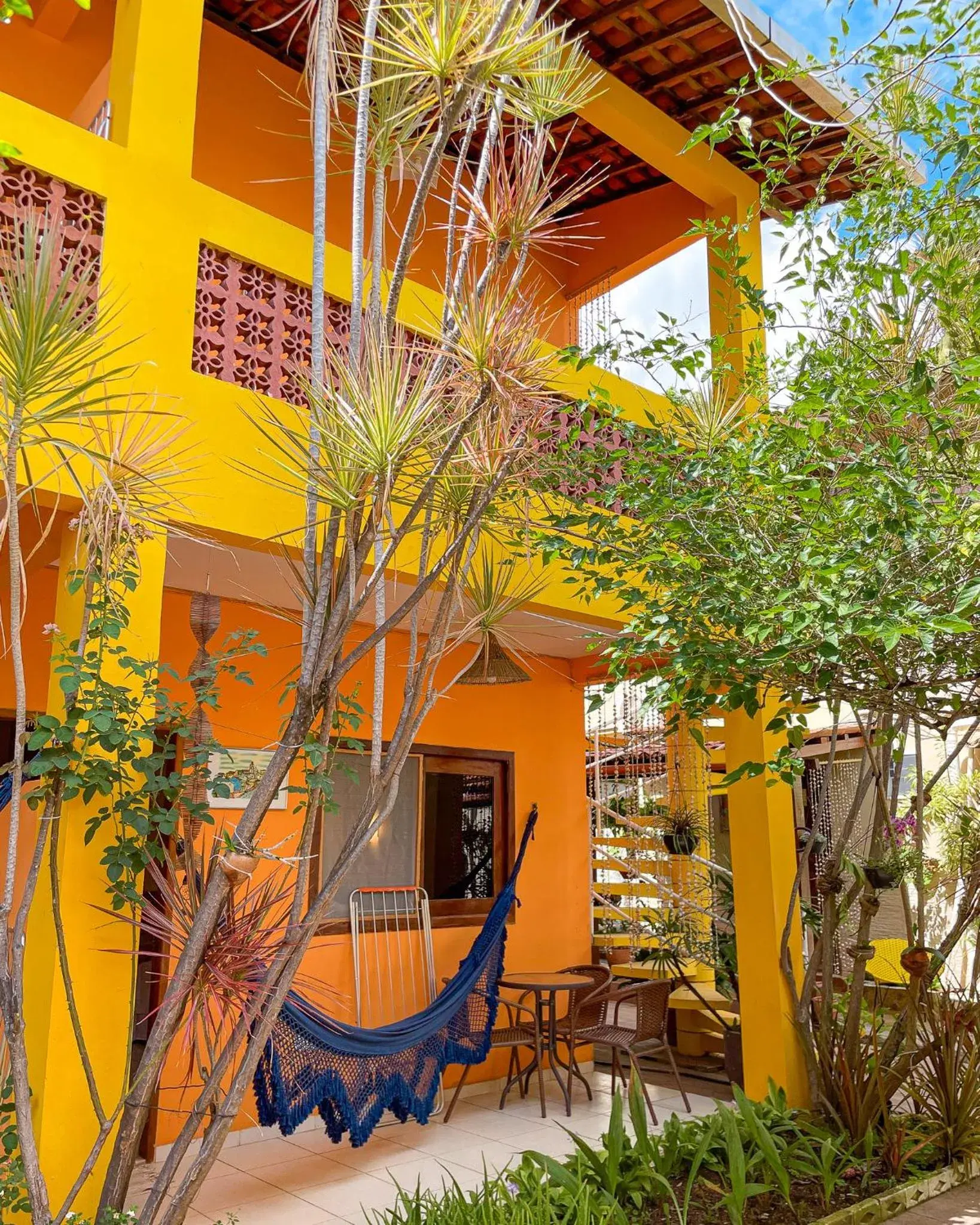 Garden view in Pousada Som dos Pássaros Garden view in Pousada Som dos Pássaros