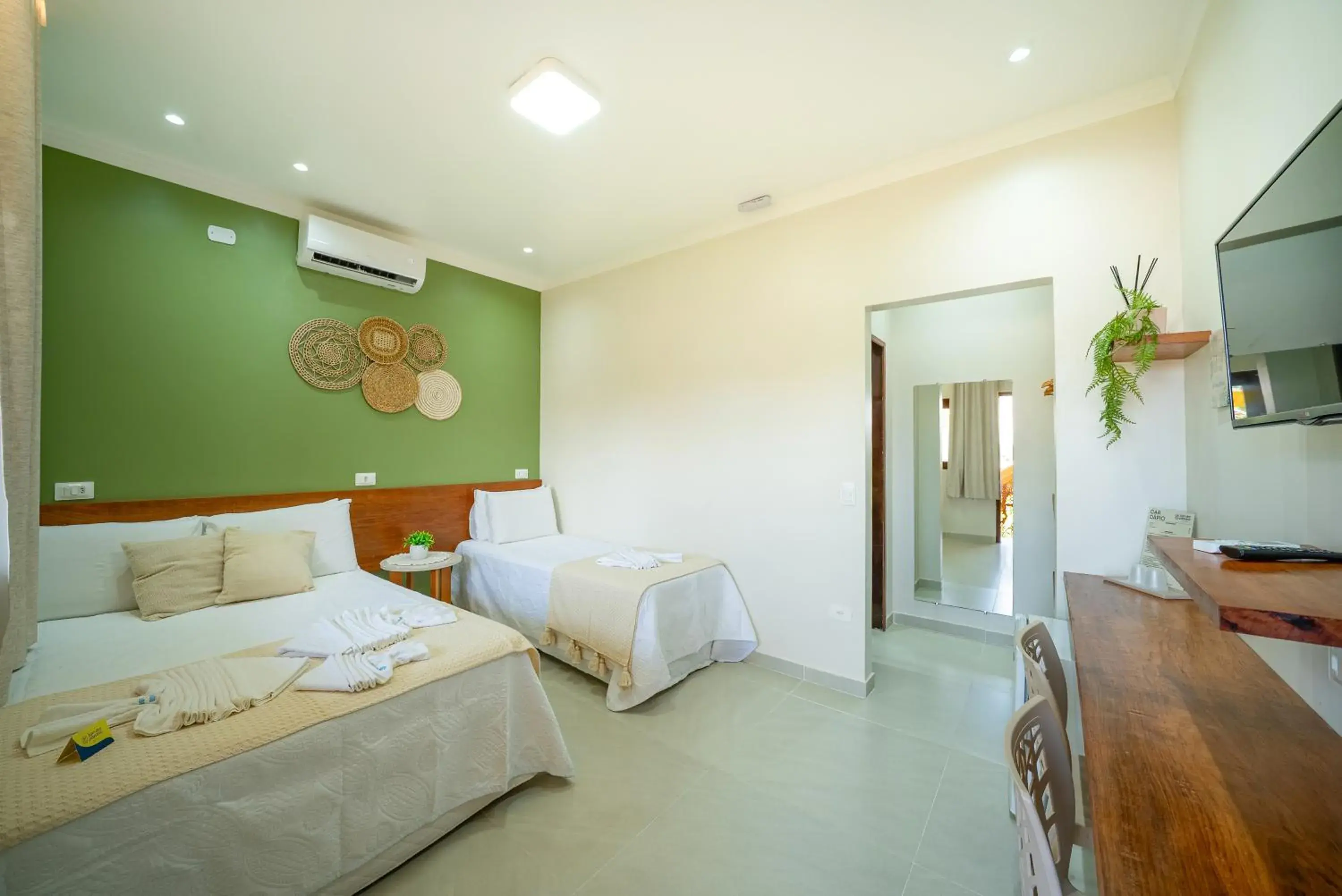 Superior Triple Room in Pousada Som dos Pássaros Superior Triple Room in Pousada Som dos Pássaros