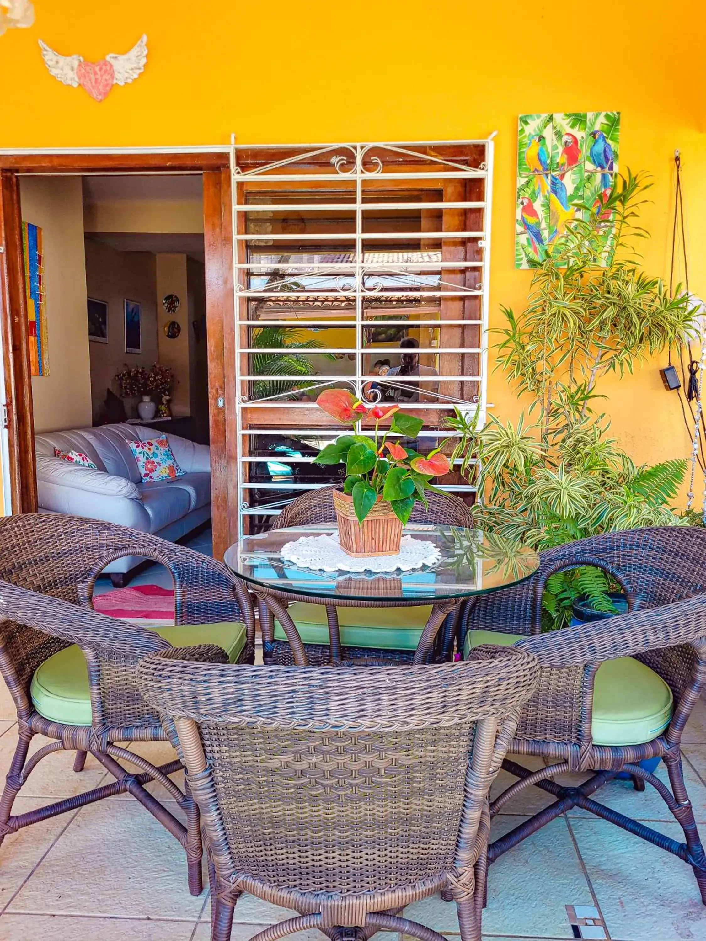 Property building in Pousada Som dos Pássaros Property building in Pousada Som dos Pássaros