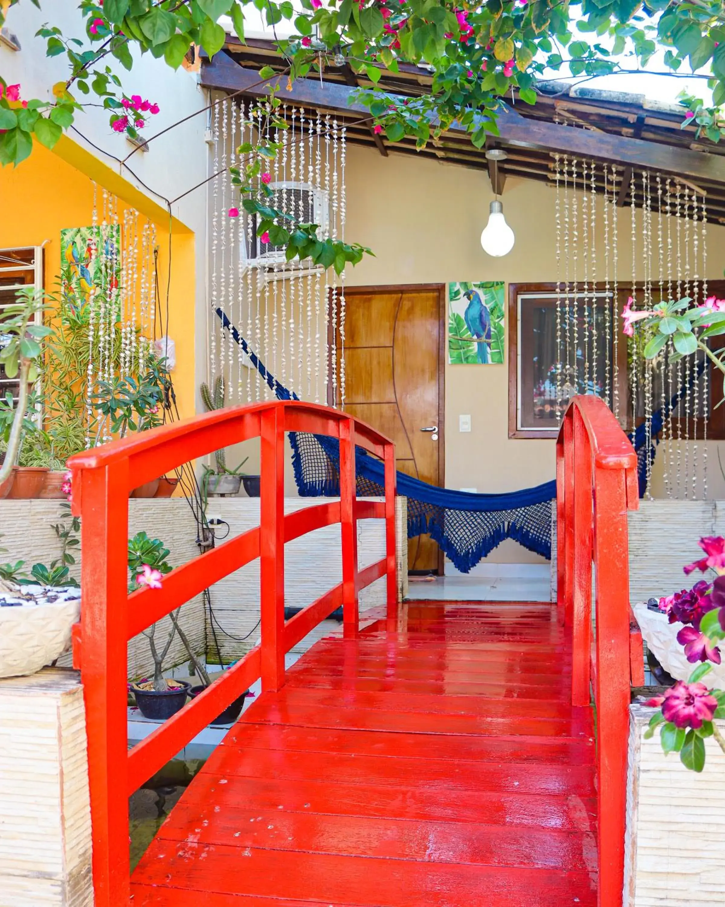Property building in Pousada Som dos Pássaros Property building in Pousada Som dos Pássaros