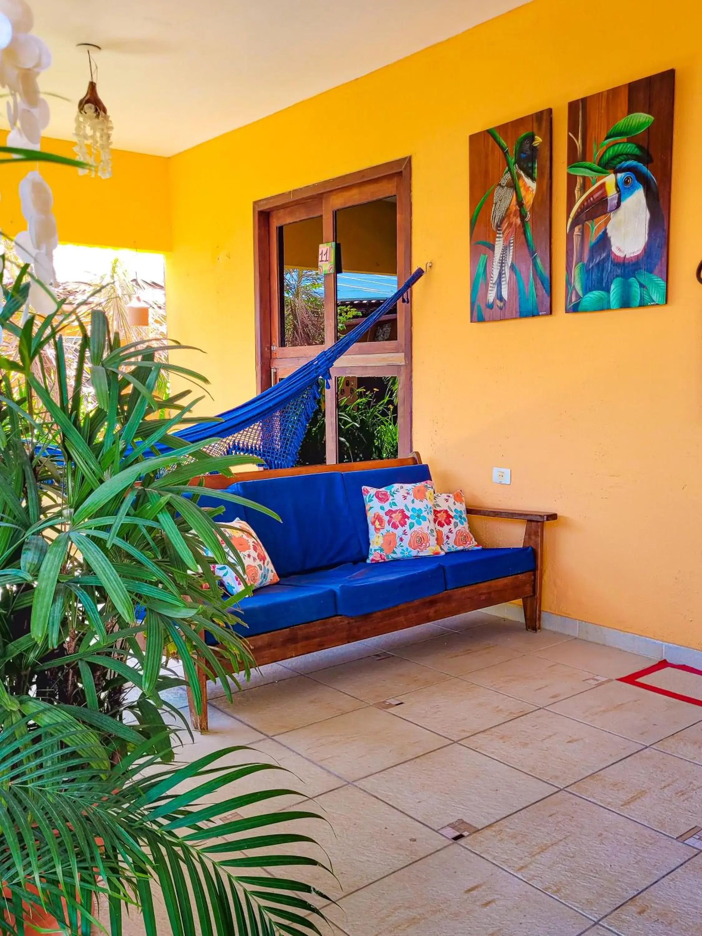 Property building in Pousada Som dos Pássaros Property building in Pousada Som dos Pássaros