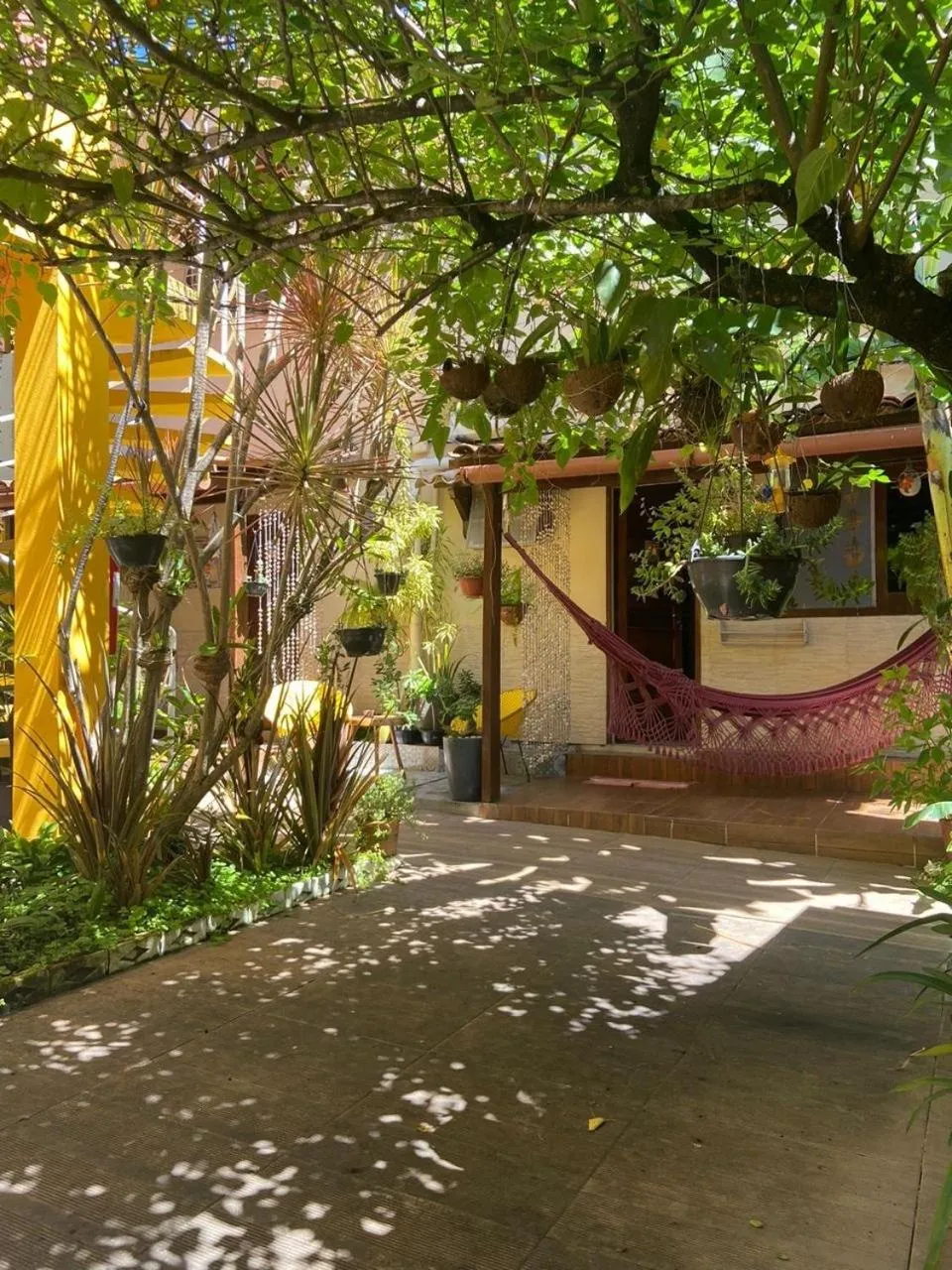 Garden view in Pousada Som dos Pássaros