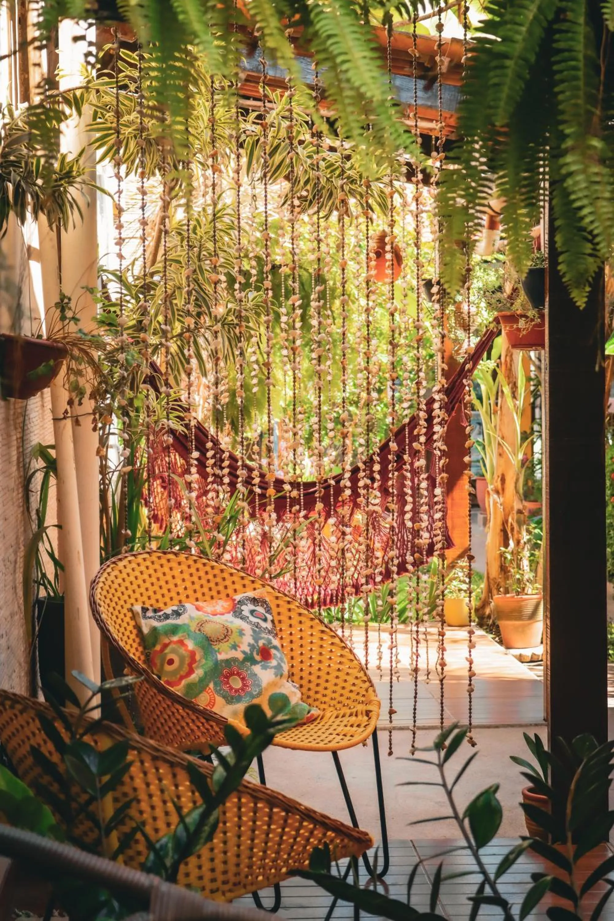 Patio in Pousada Som dos Pássaros