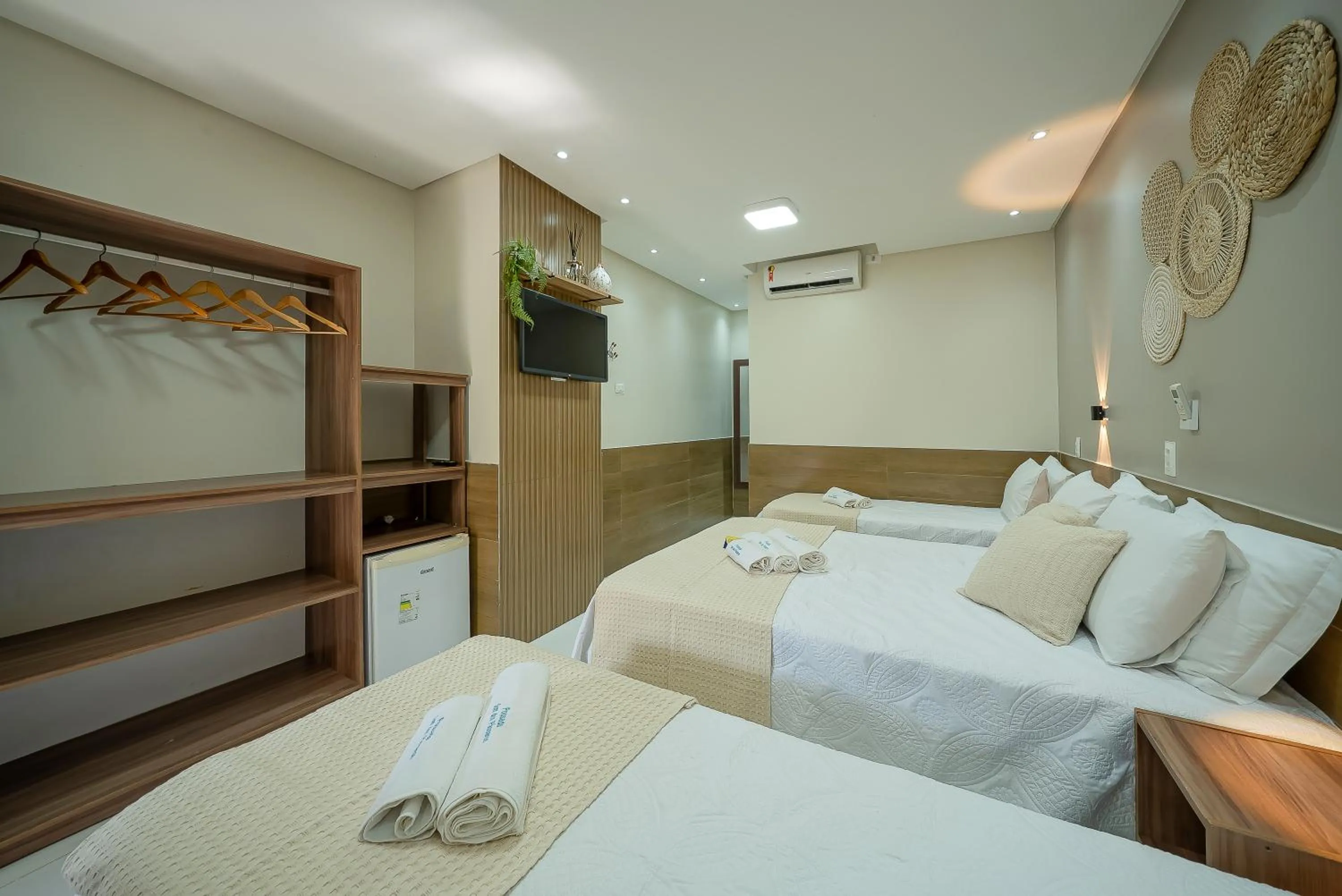 Bed in Pousada Som dos Pássaros