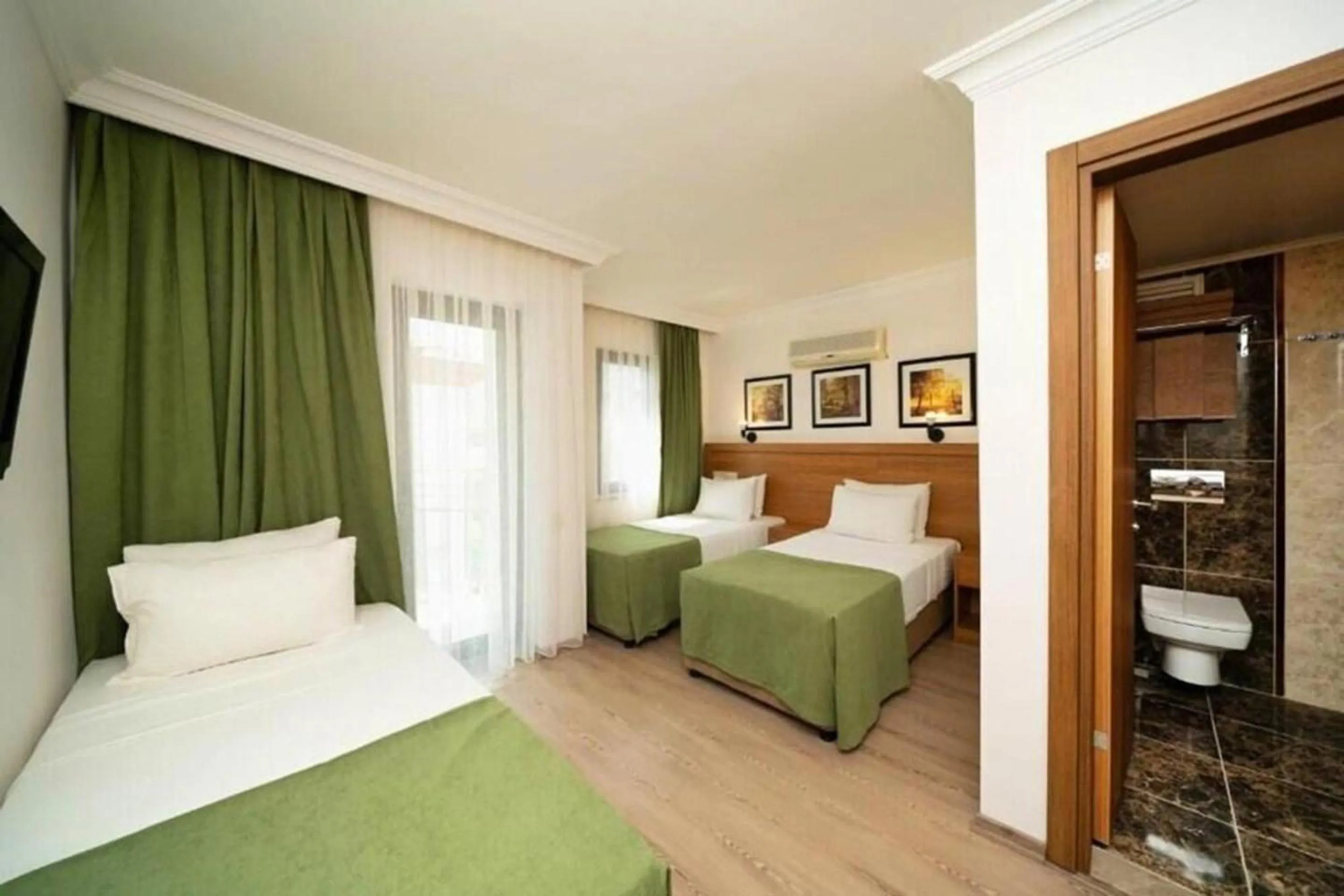 Bed in Fethiye Park Hotel