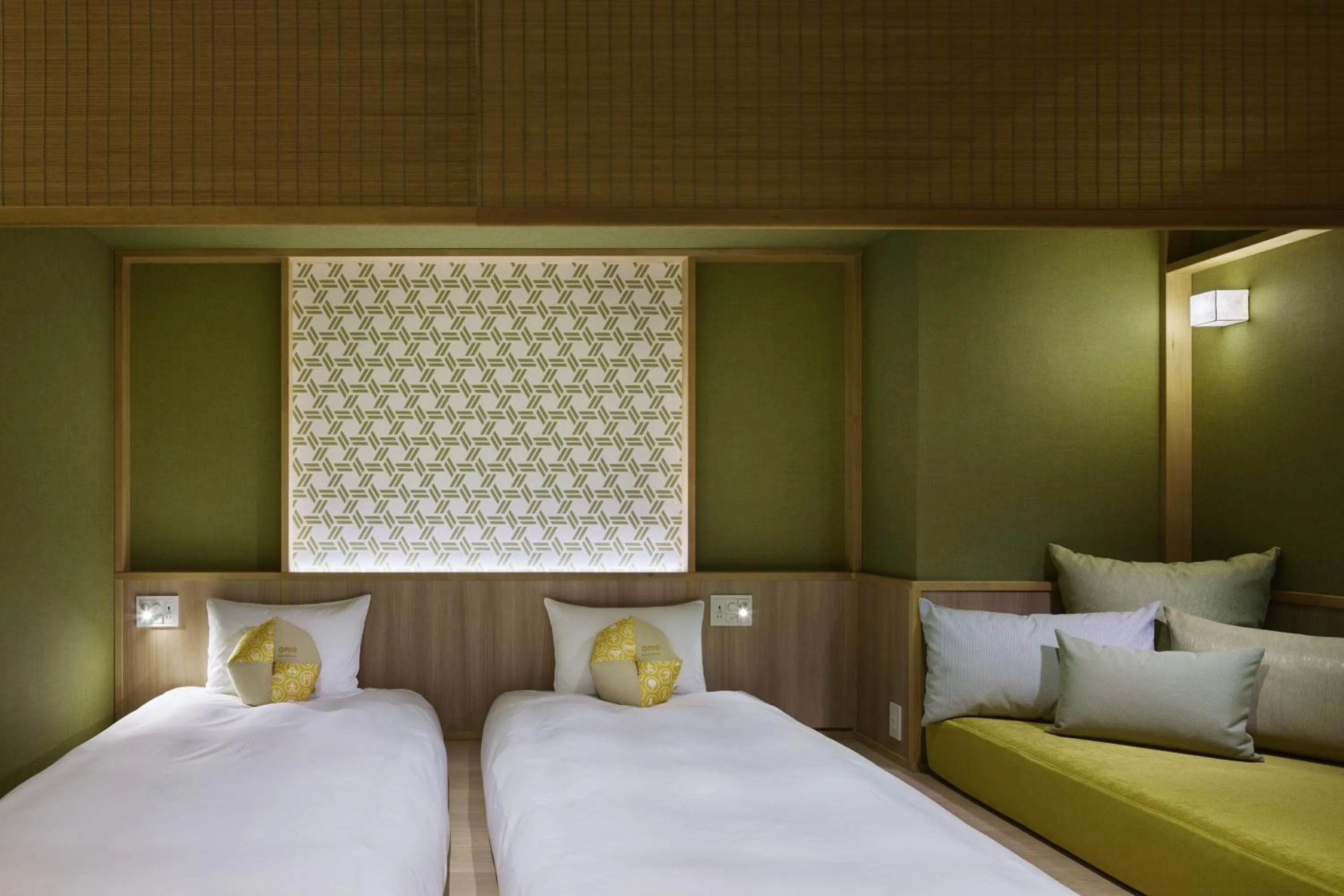 Bed in OMO5 Kyoto Gion by Hoshino Resorts