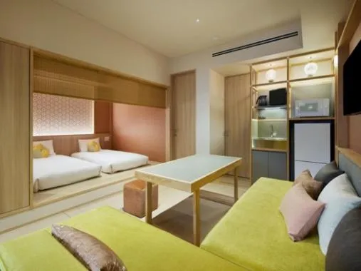 Twin Room with Sofa Bed in OMO5 Kyoto Gion by Hoshino Resorts