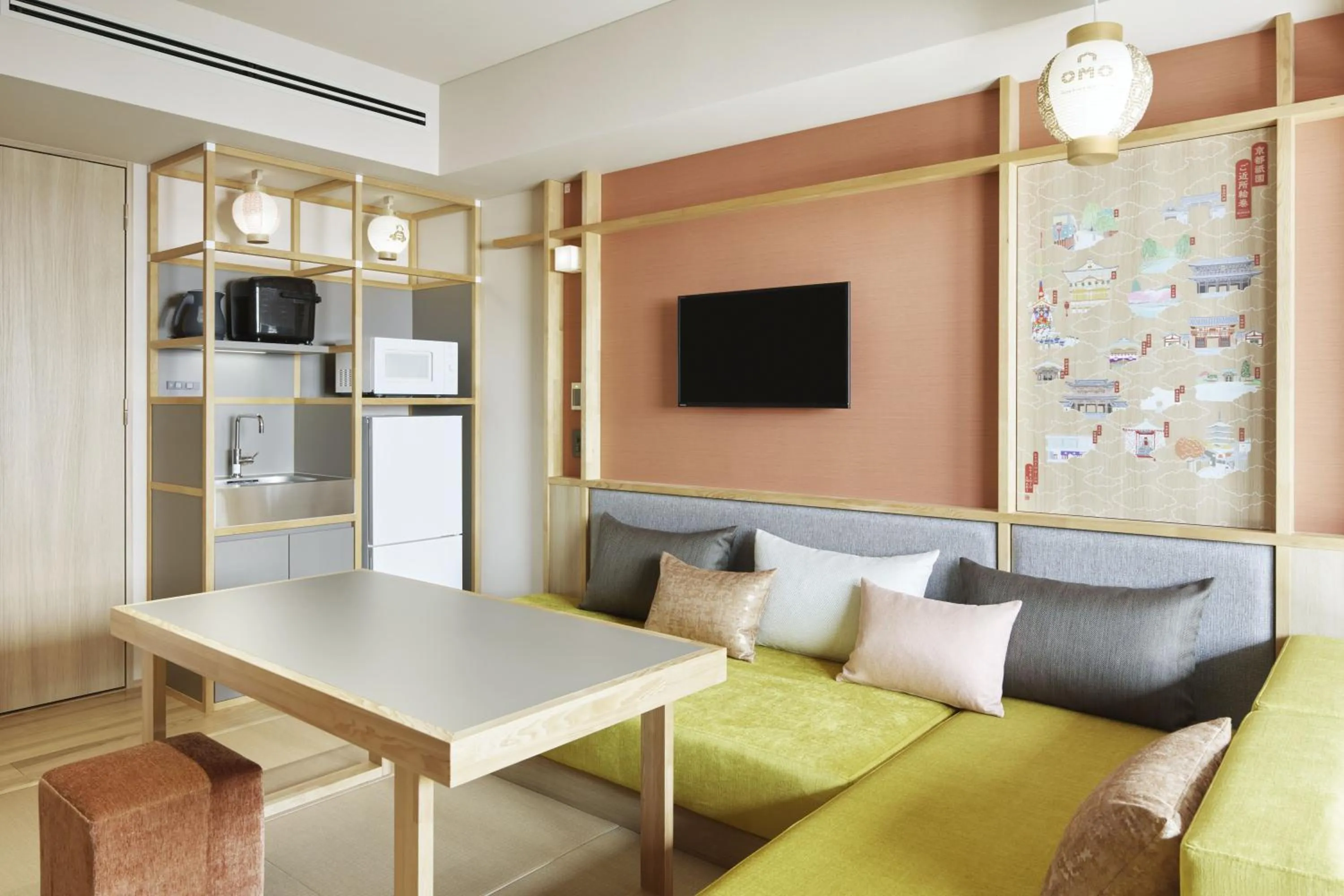 Photo of the whole room in OMO5 Kyoto Gion by Hoshino Resorts