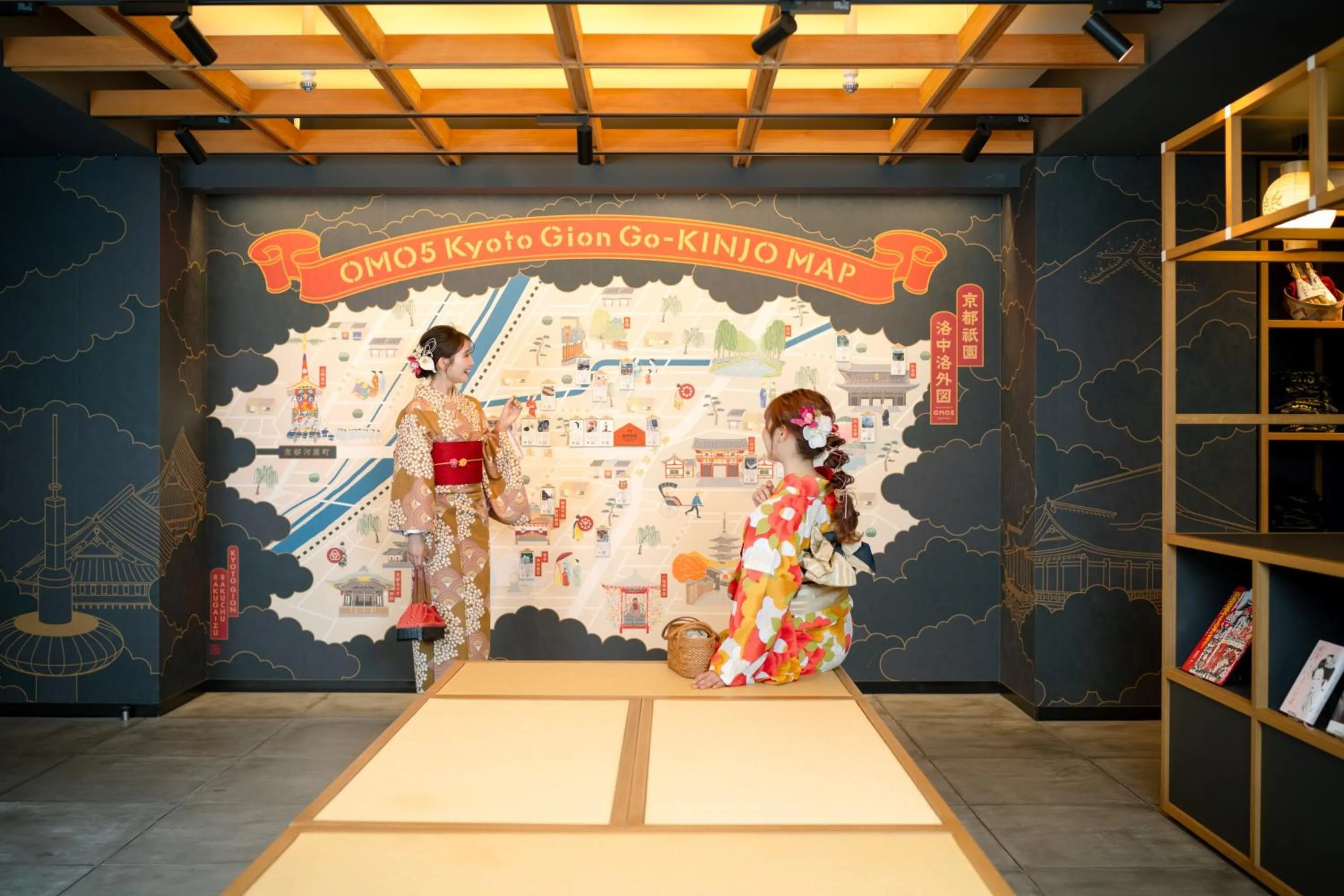 Lobby or reception in OMO5 Kyoto Gion by Hoshino Resorts